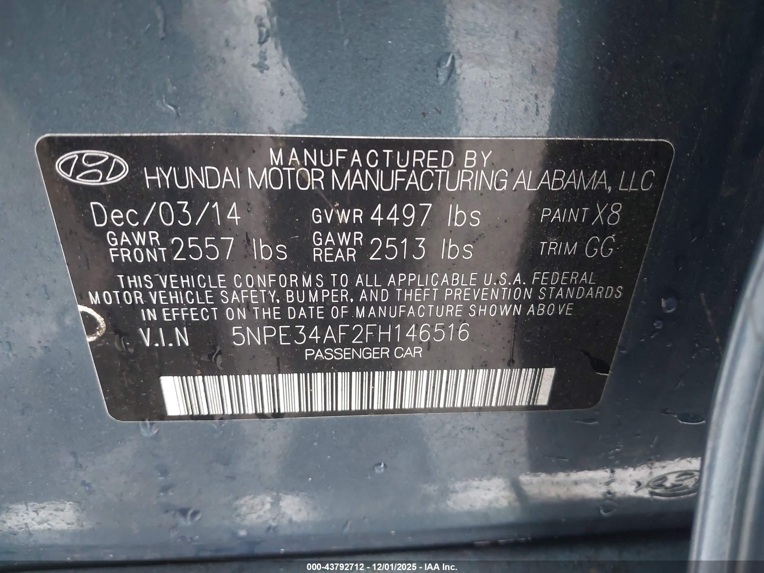 HYUNDAI SONATA image 9