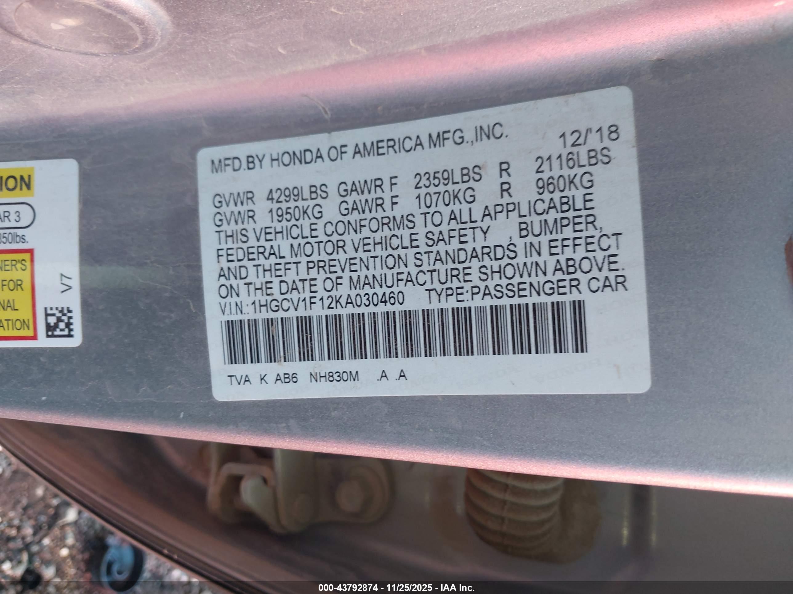 HONDA ACCORD image 9