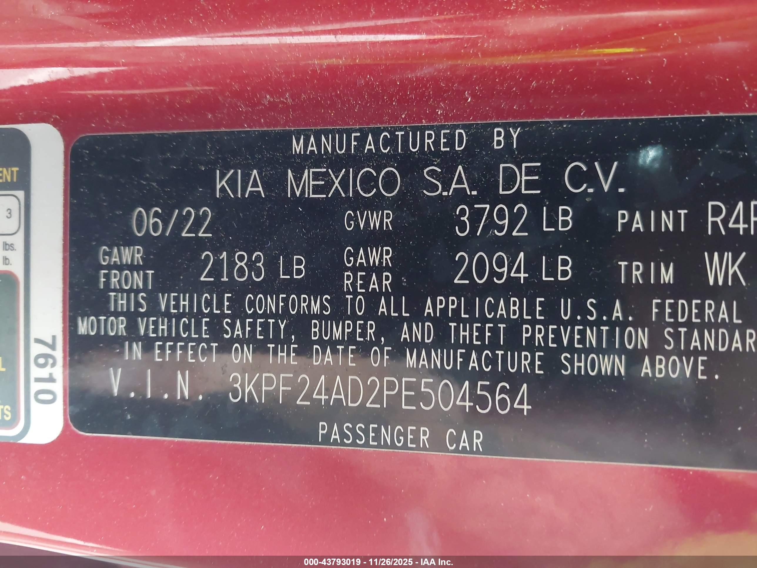 KIA FORTE image 9