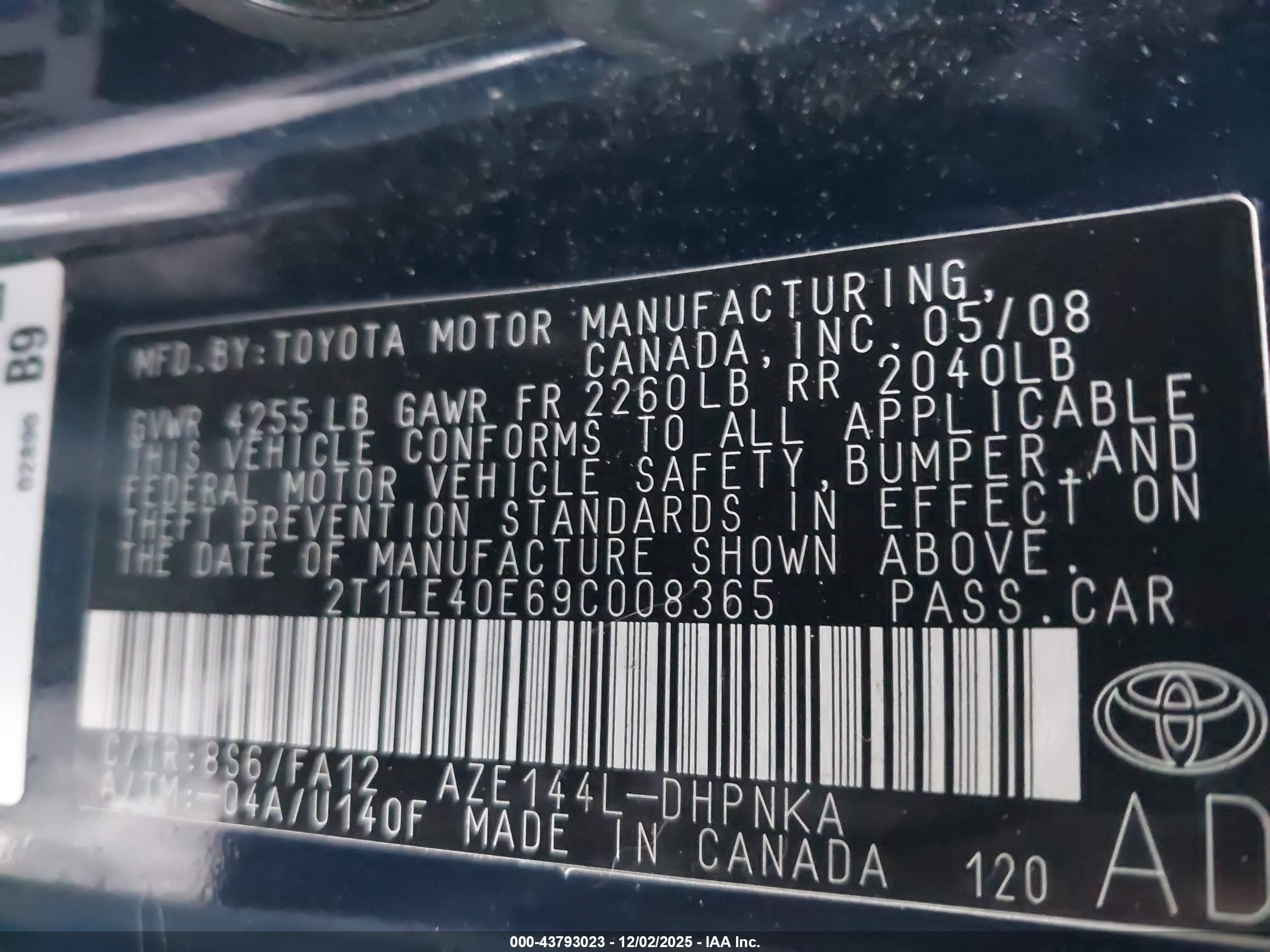 TOYOTA MATRIX image 9