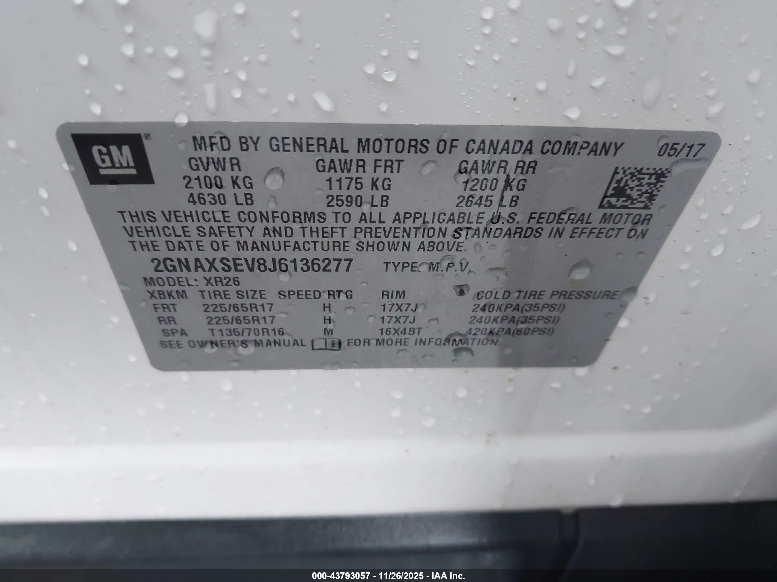 CHEVROLET EQUINOX image 9