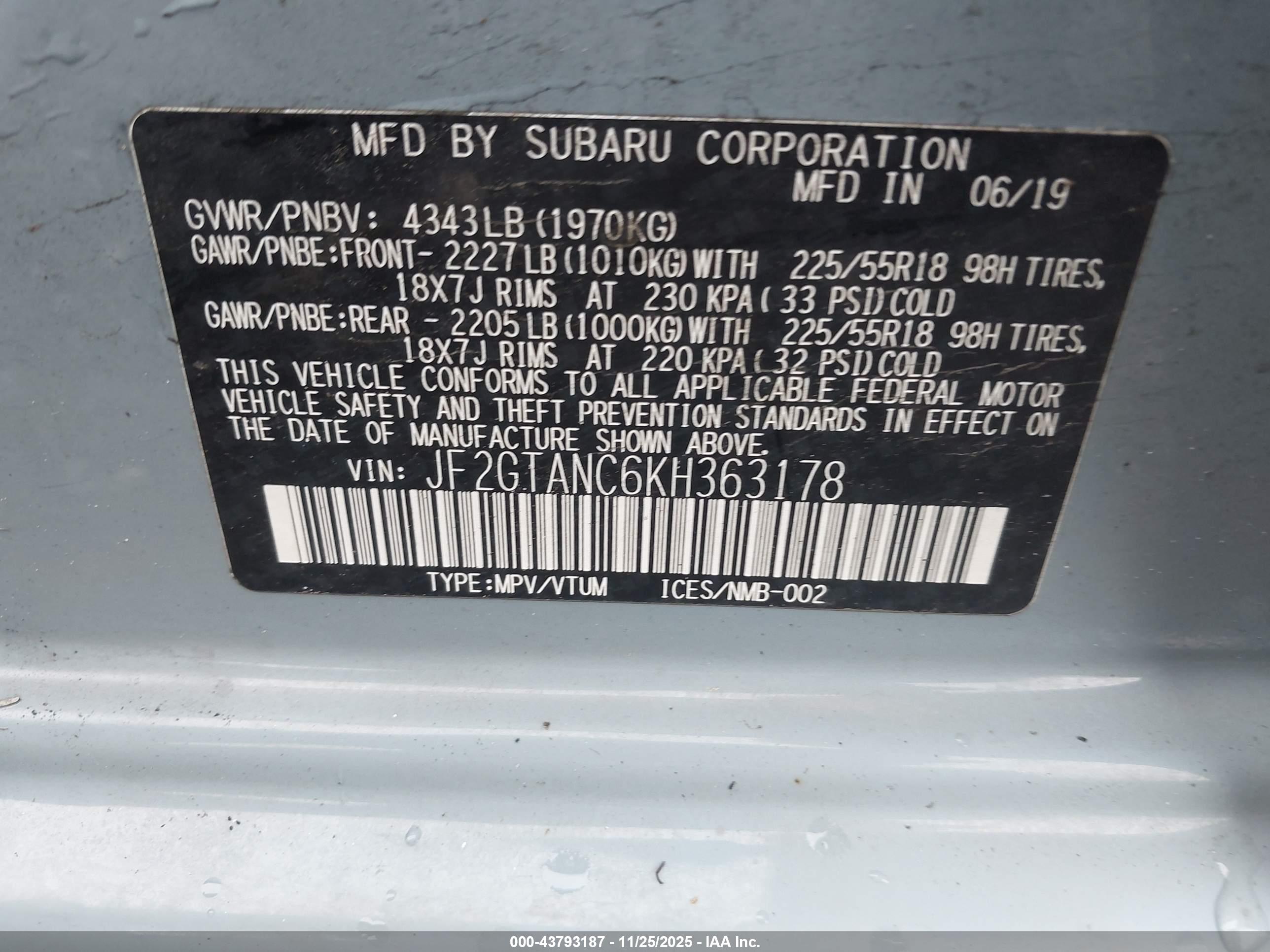 SUBARU CROSSTREK image 9