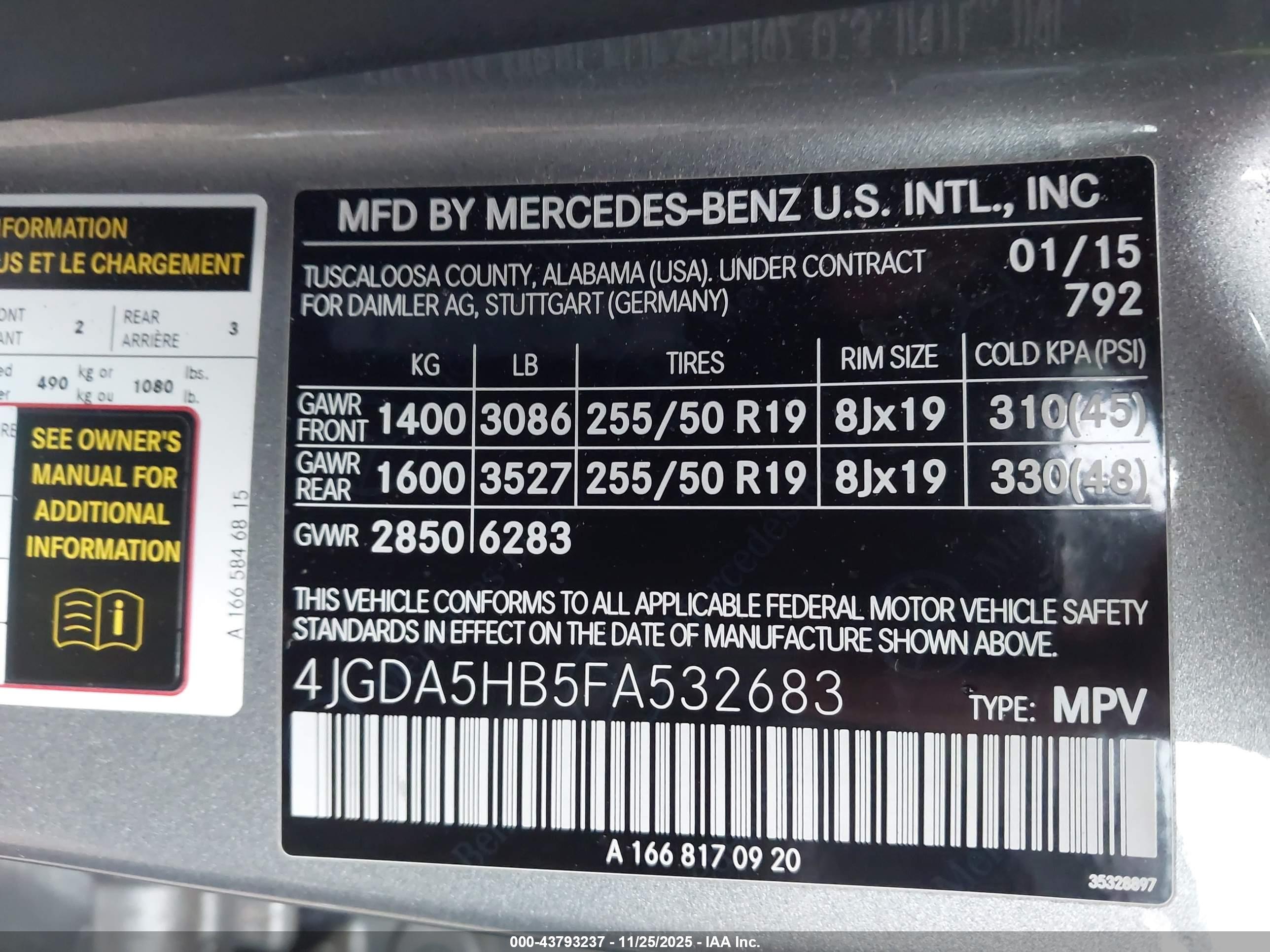 MERCEDES-BENZ ML image 9