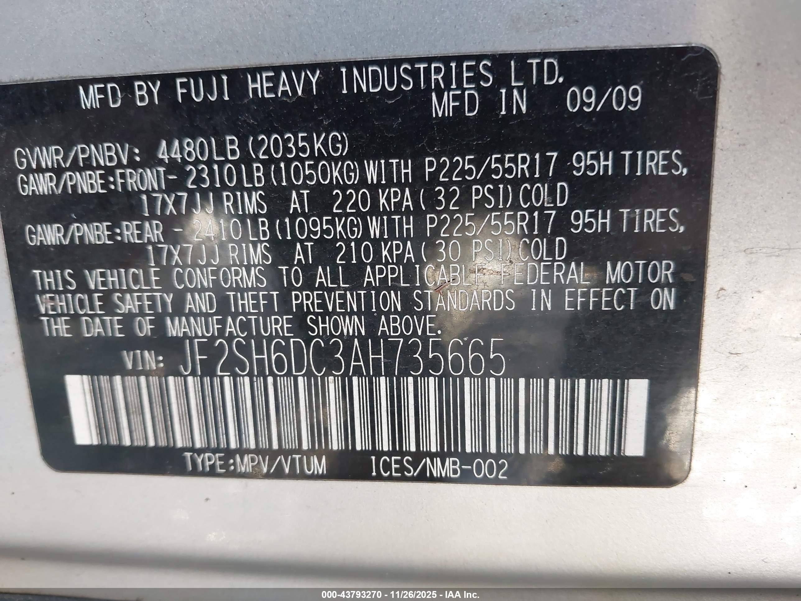 SUBARU FORESTER image 9