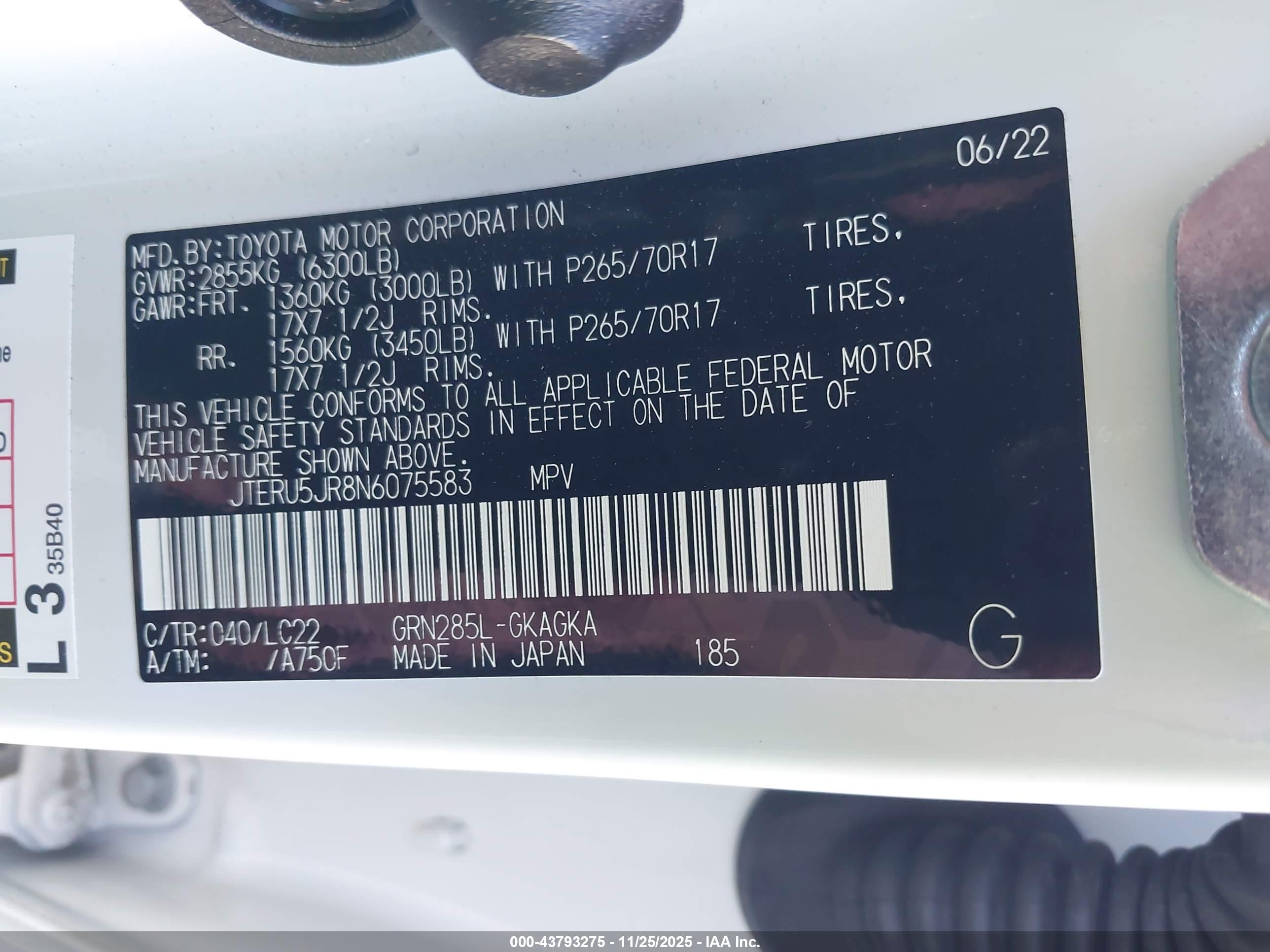 TOYOTA 4RUNNER image 9