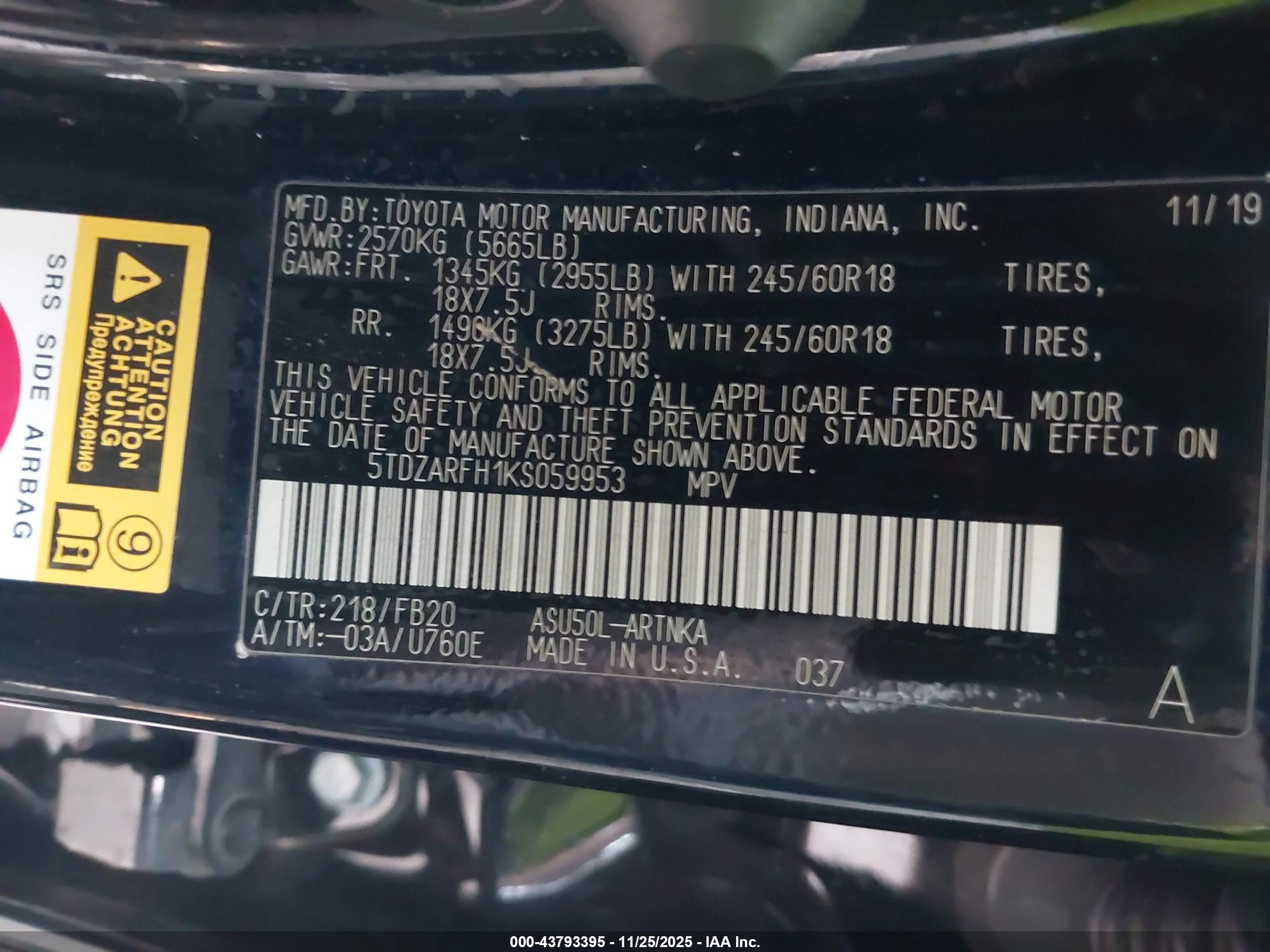 TOYOTA HIGHLANDER image 9