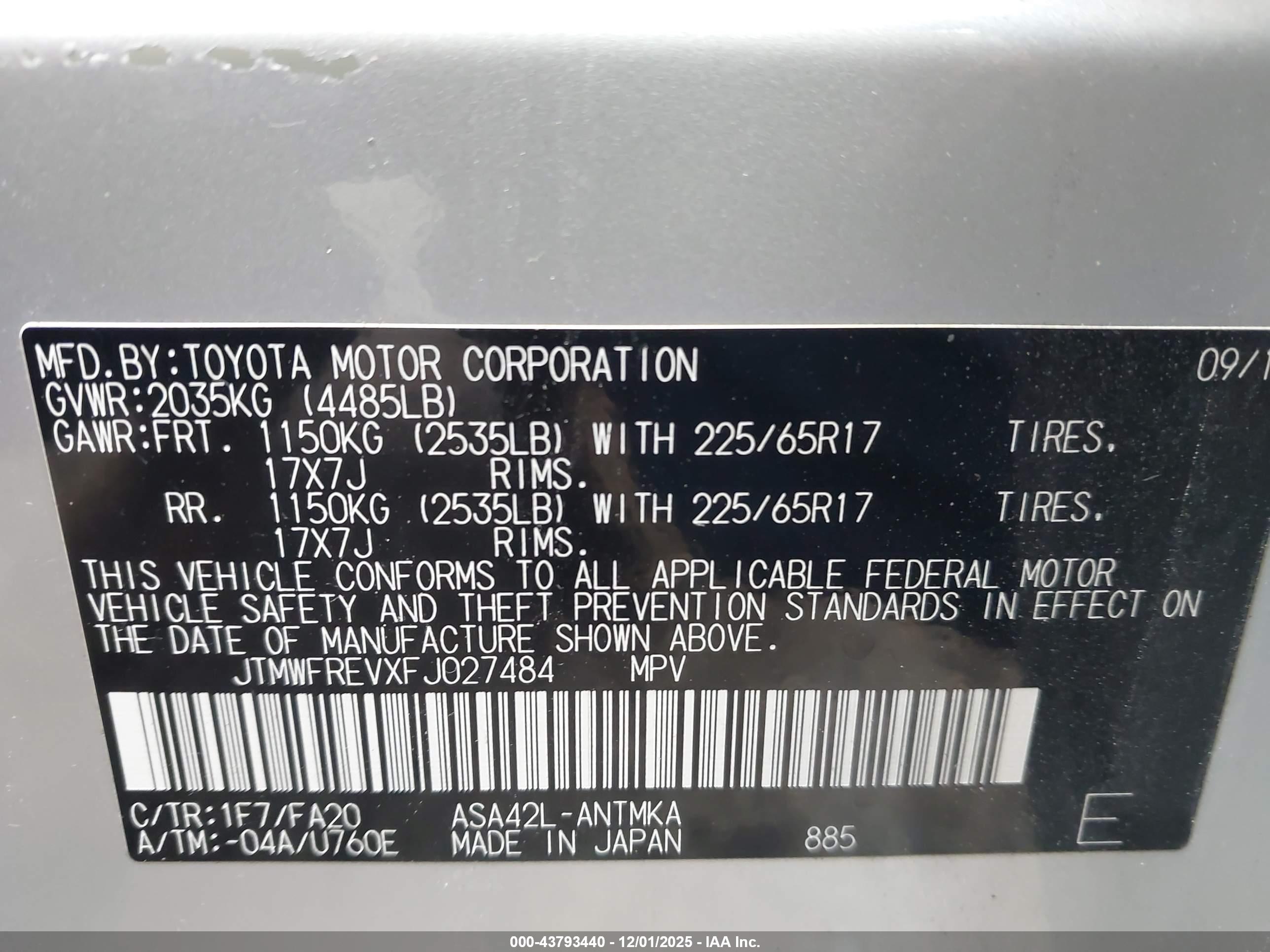 TOYOTA RAV4 image 9