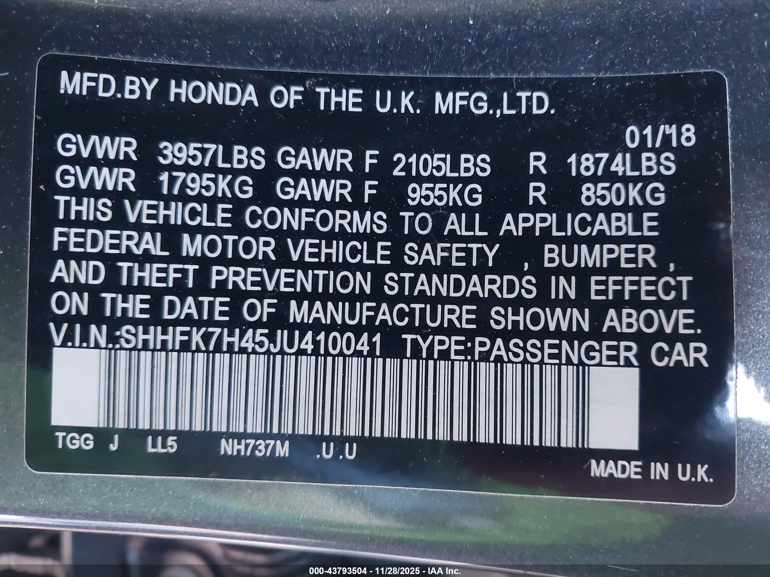 HONDA CIVIC image 9