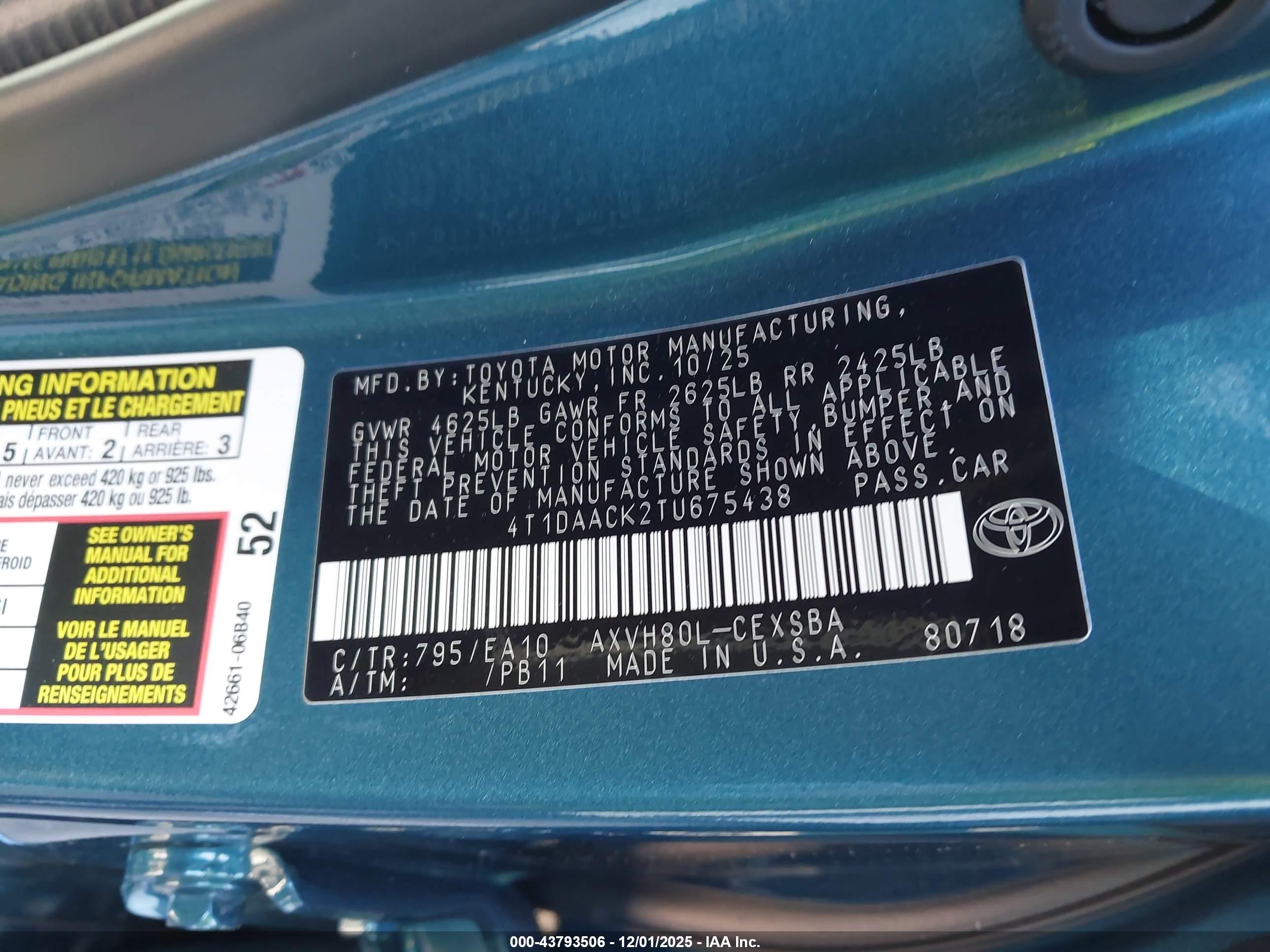 TOYOTA CAMRY image 9