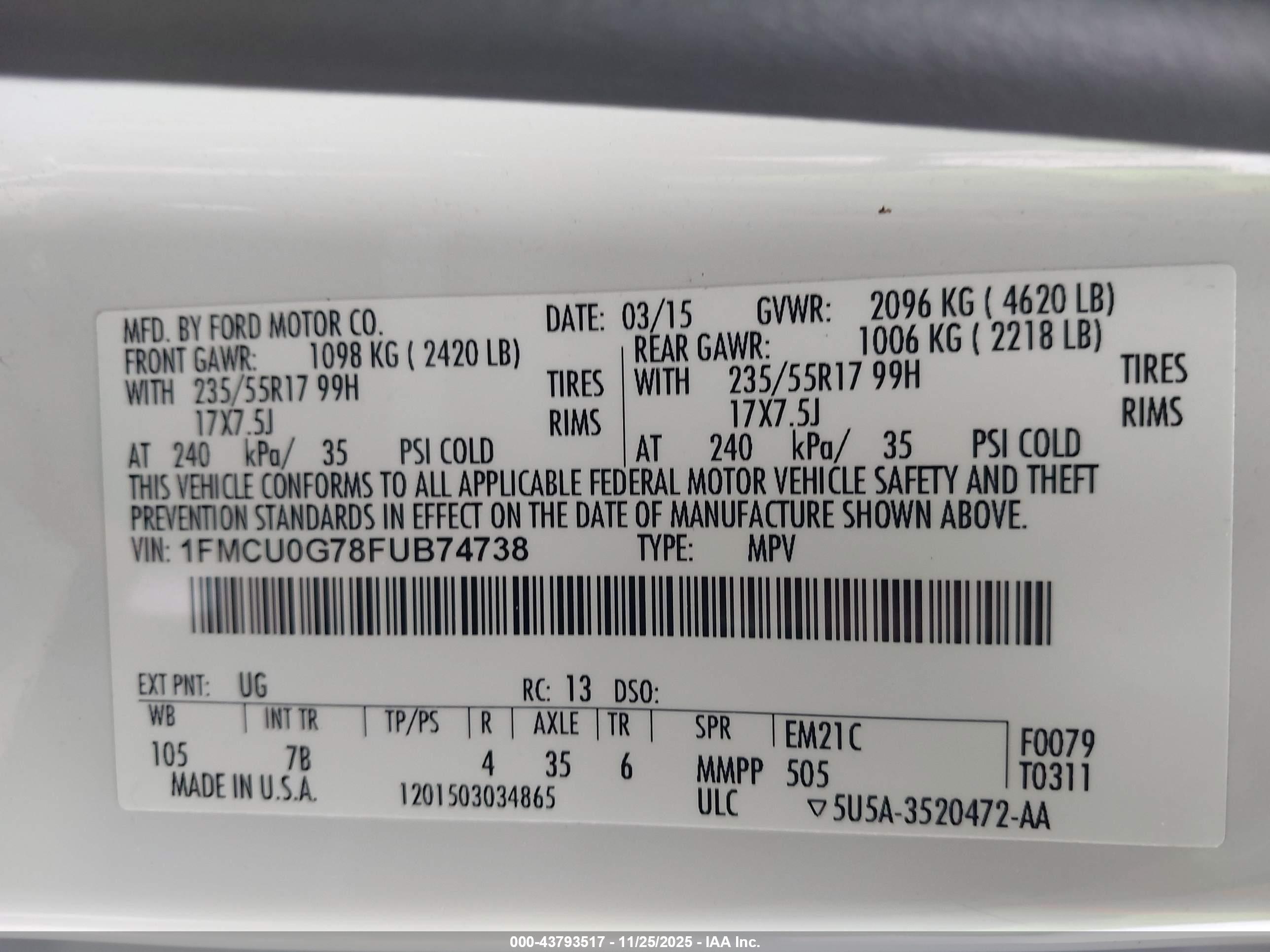 FORD ESCAPE image 9