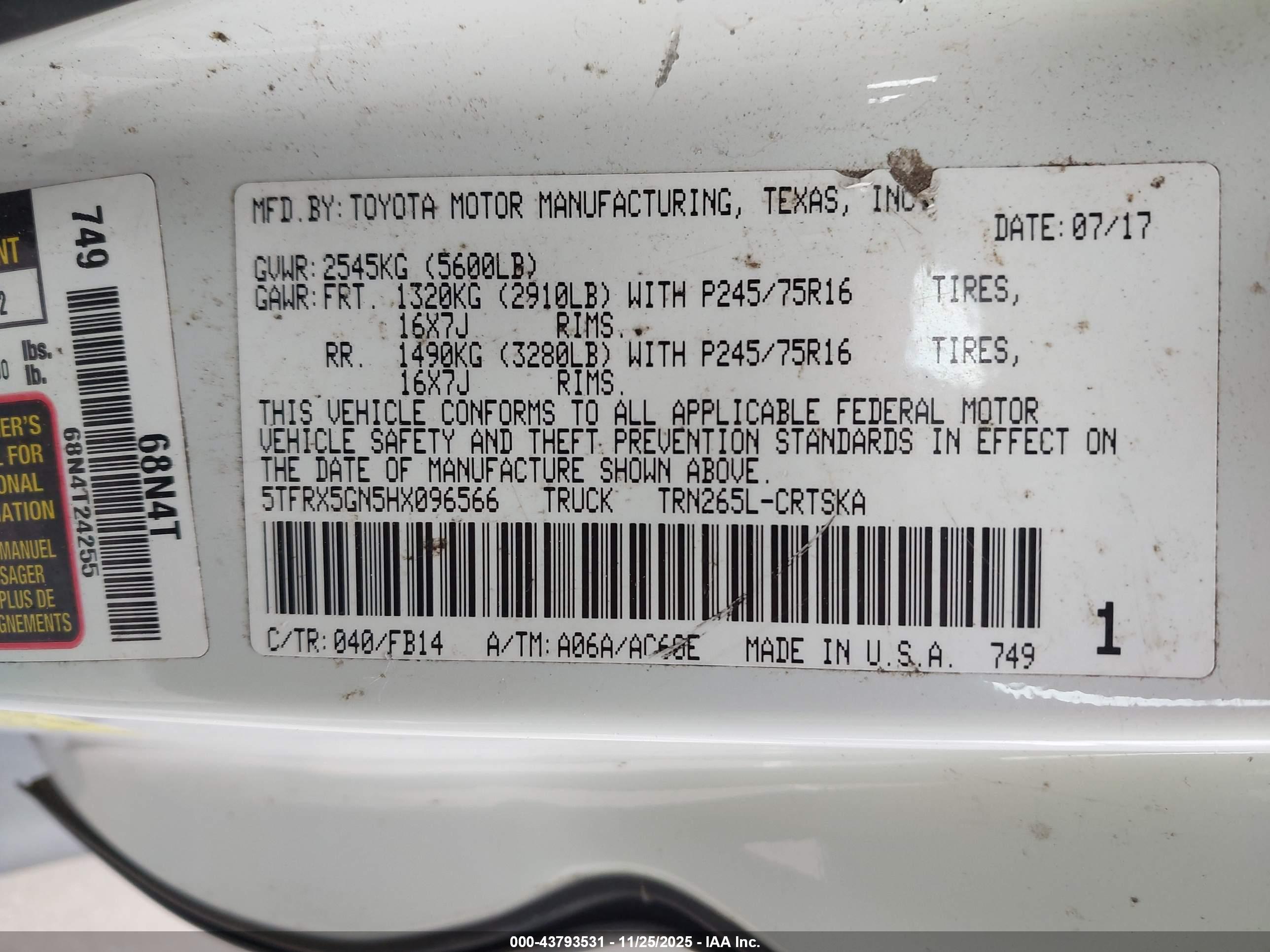 TOYOTA TACOMA image 9