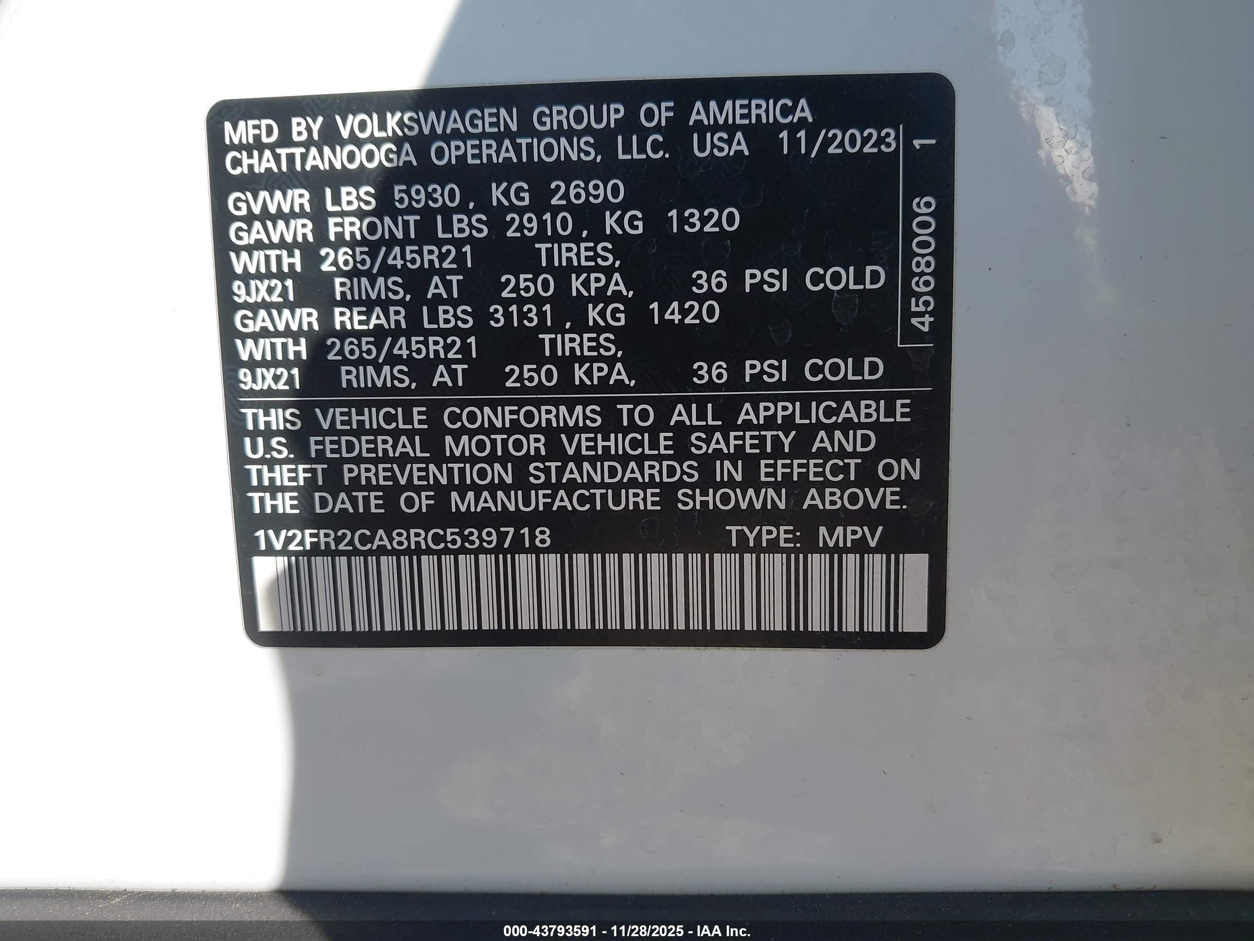 VOLKSWAGEN ATLAS image 9