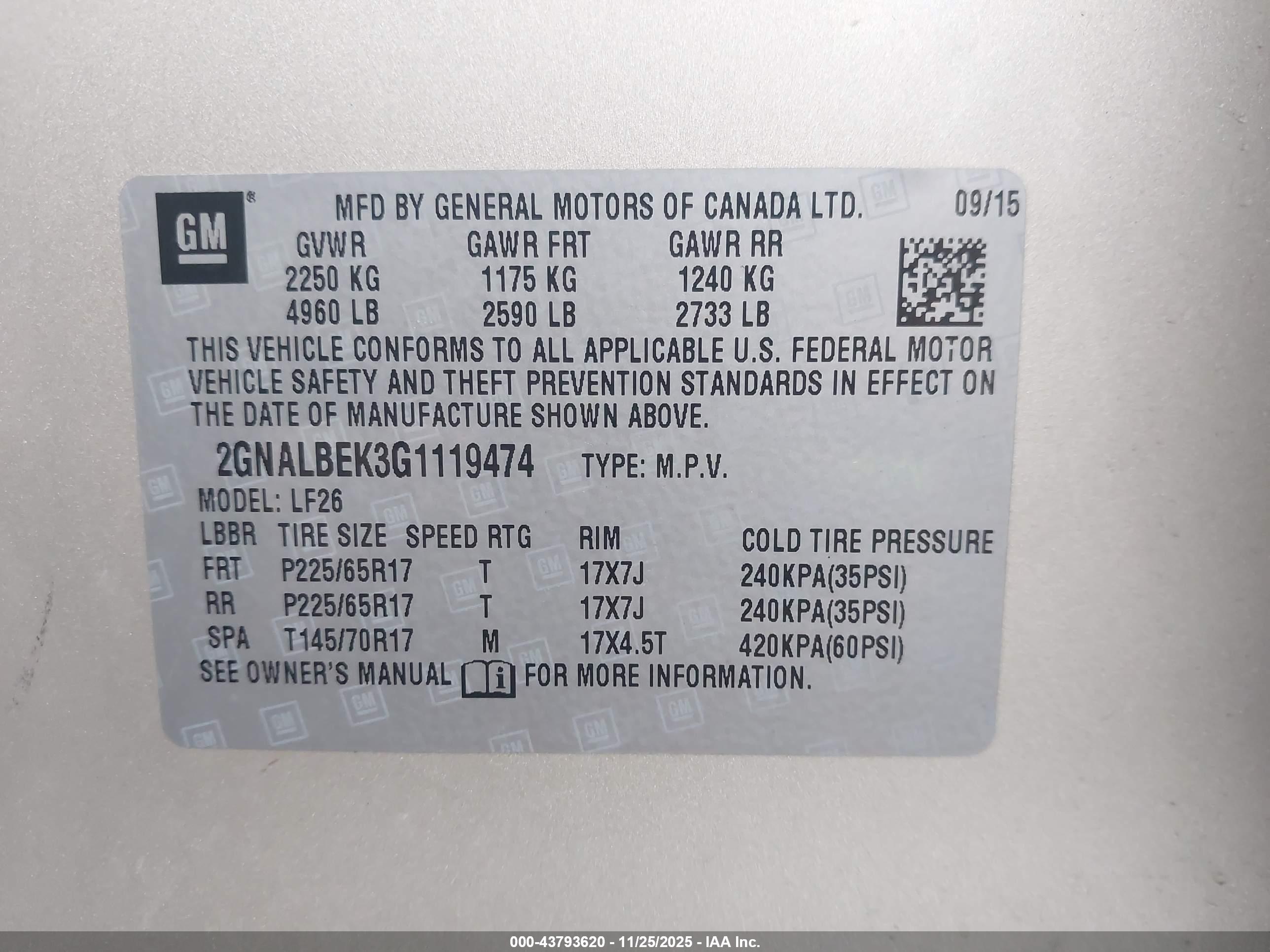 CHEVROLET EQUINOX image 9