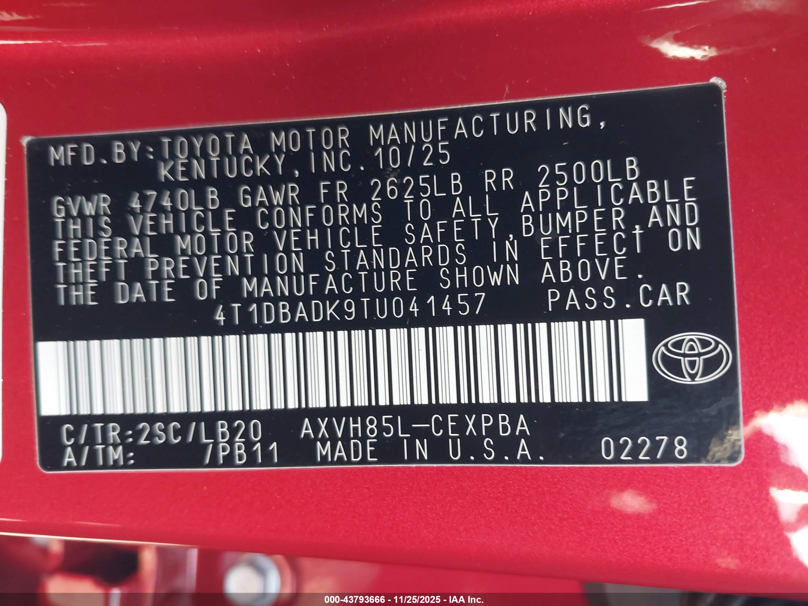 TOYOTA CAMRY image 9