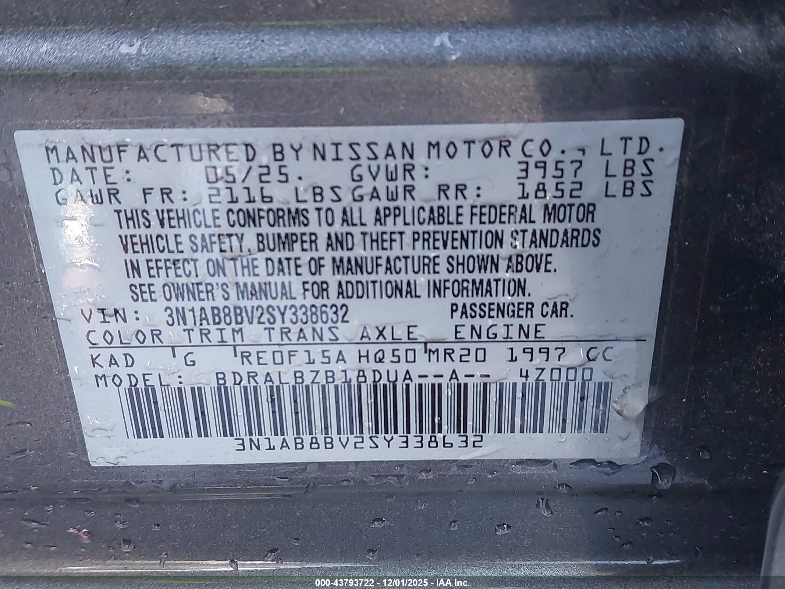 NISSAN SENTRA image 9