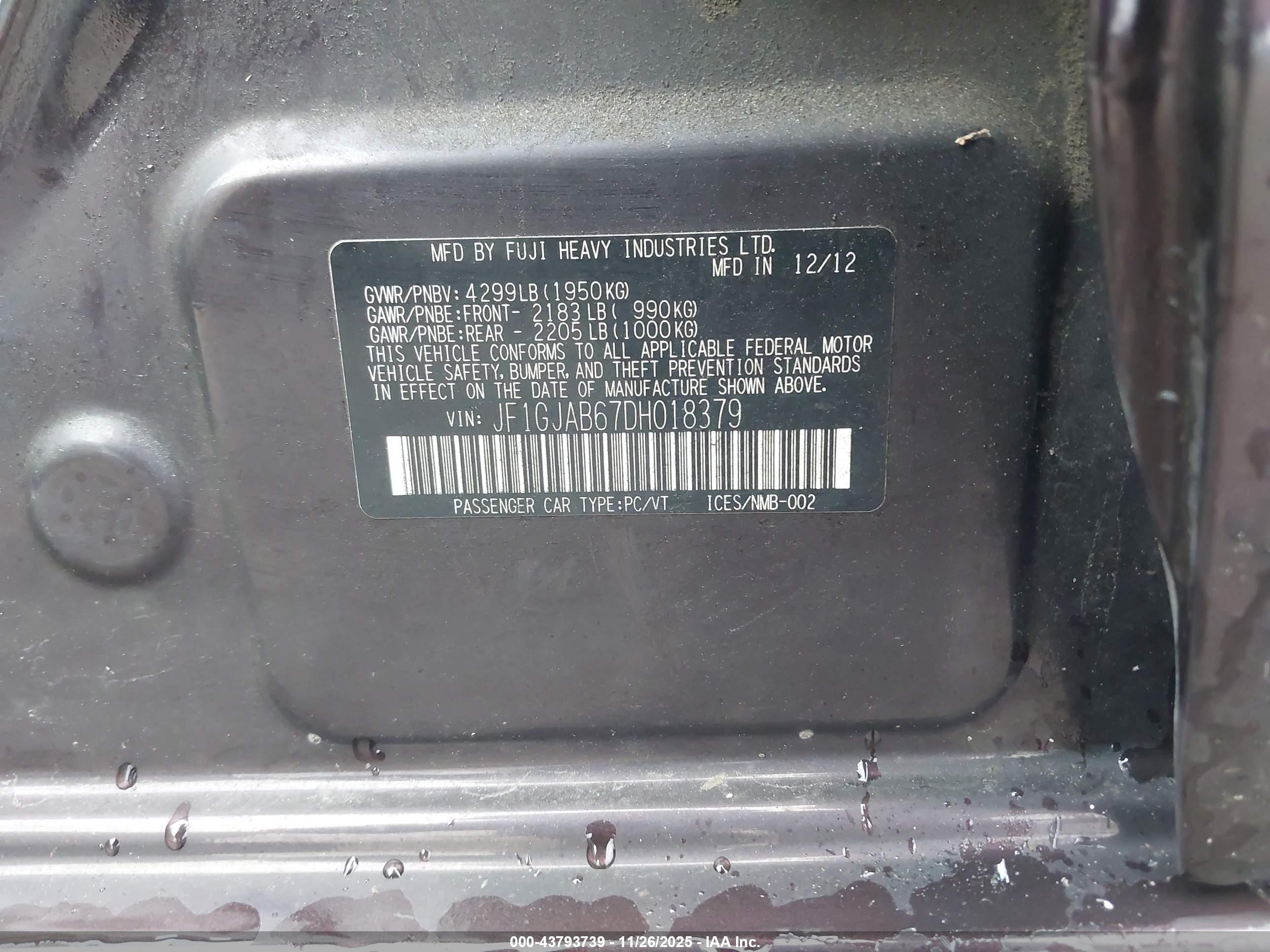 SUBARU IMPREZA image 9
