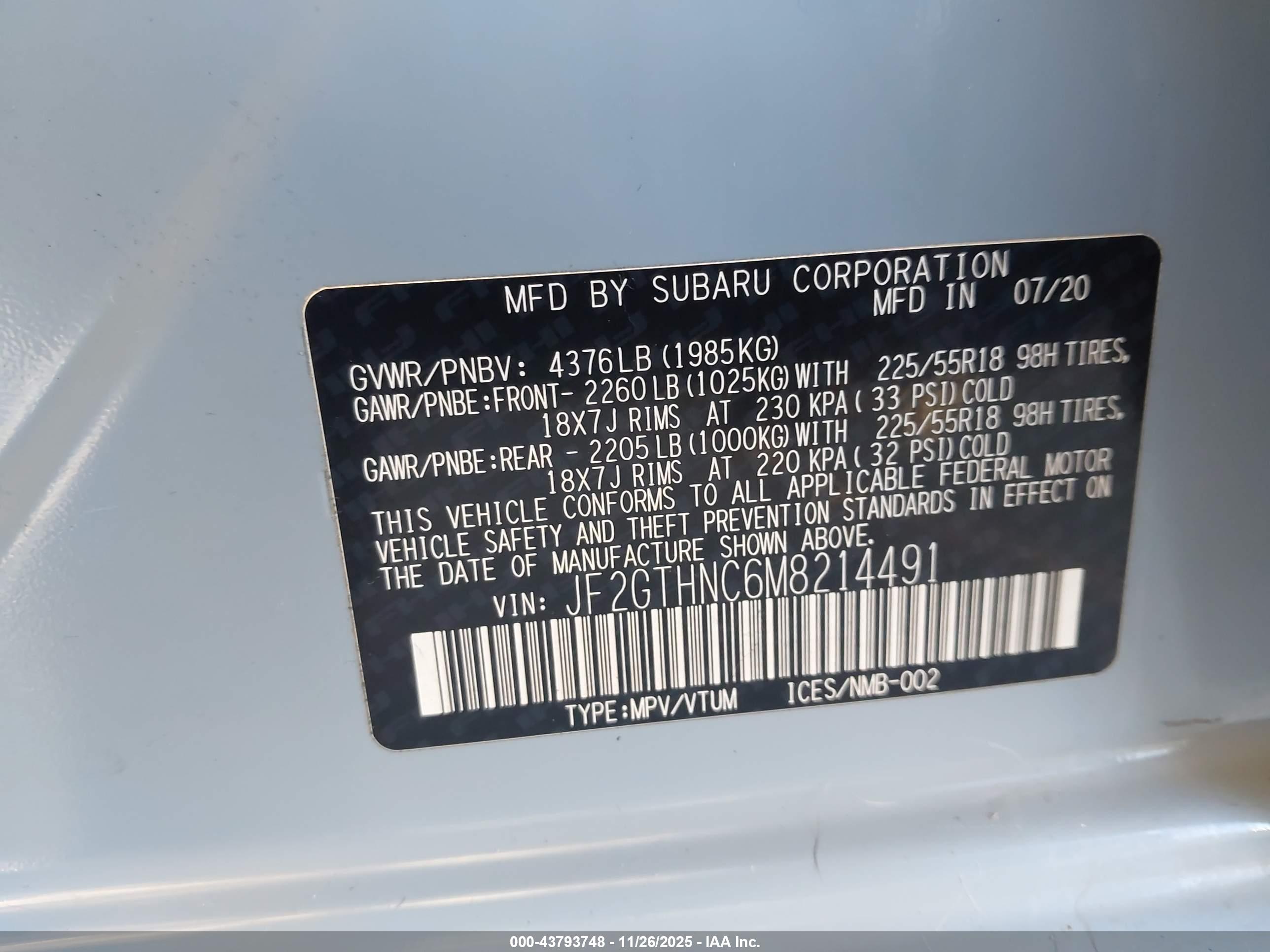 SUBARU CROSSTREK image 9