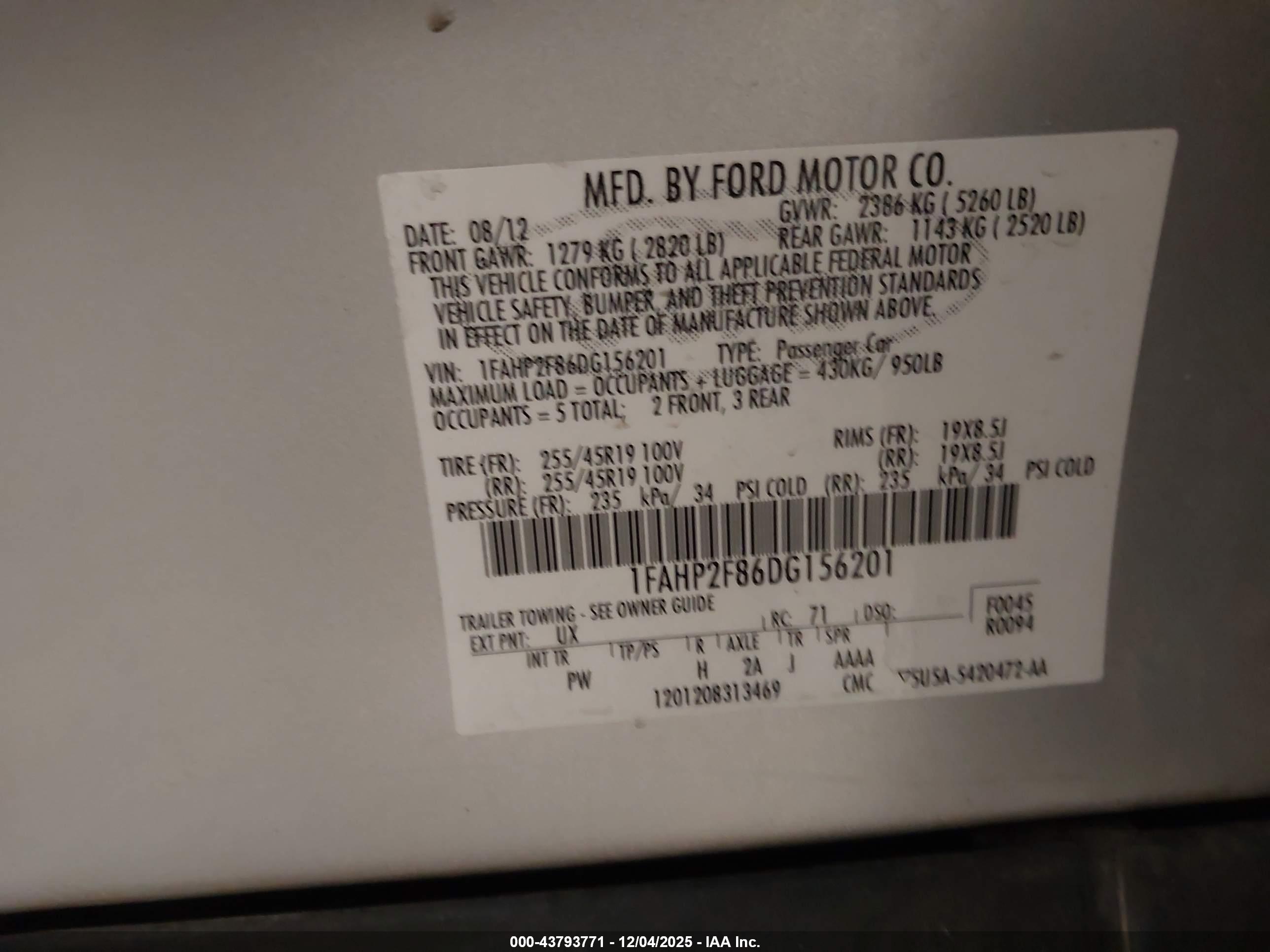 FORD TAURUS image 9