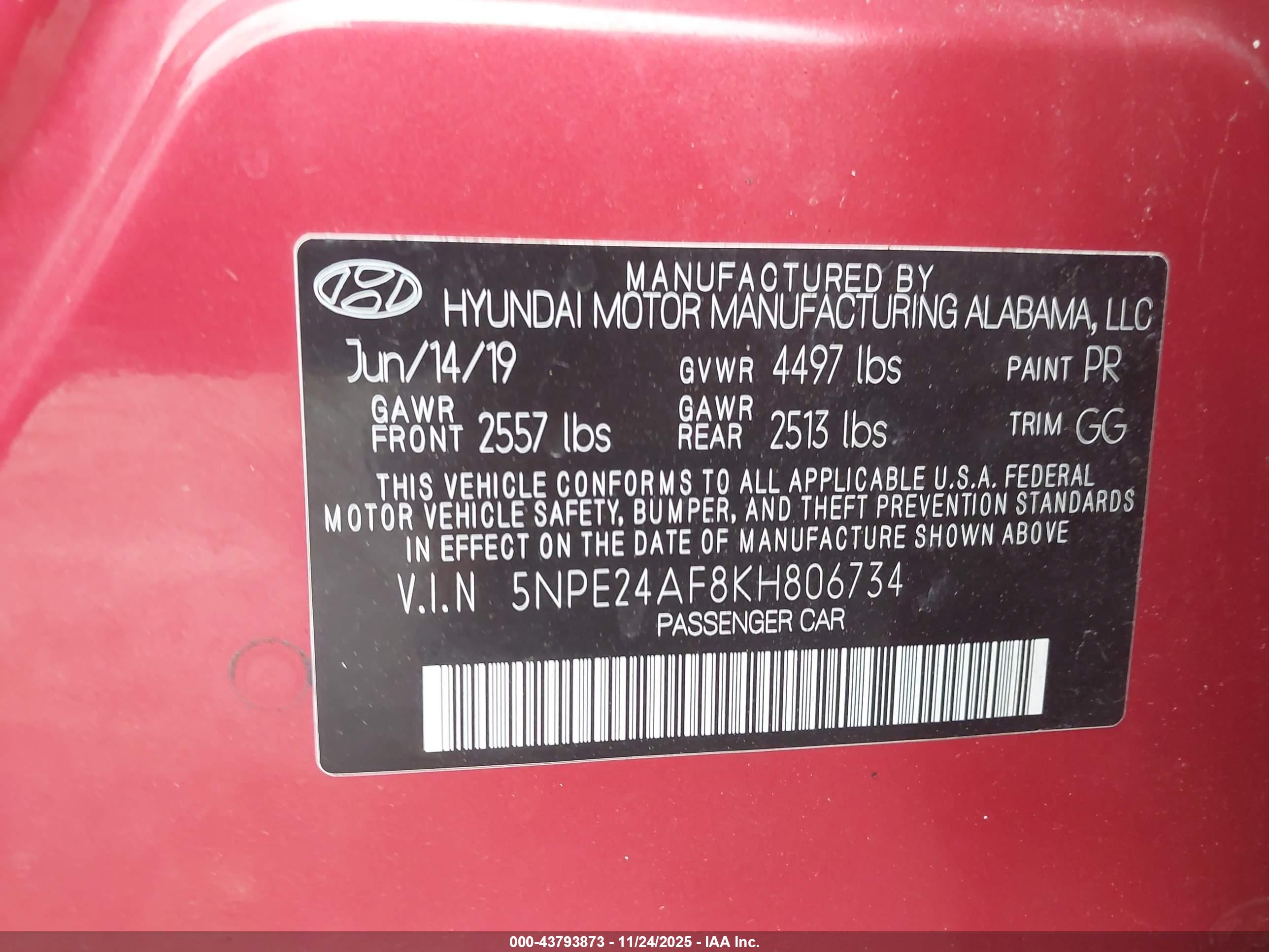 HYUNDAI SONATA image 9