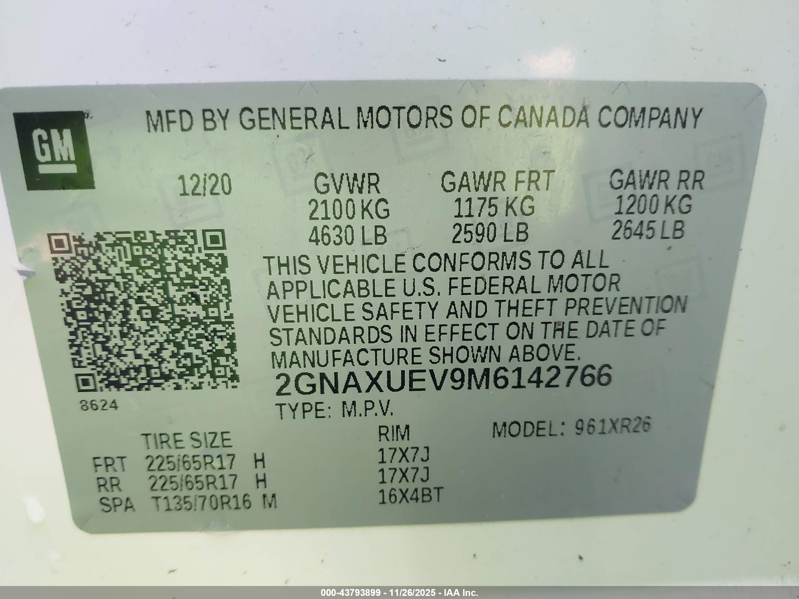 CHEVROLET EQUINOX image 9