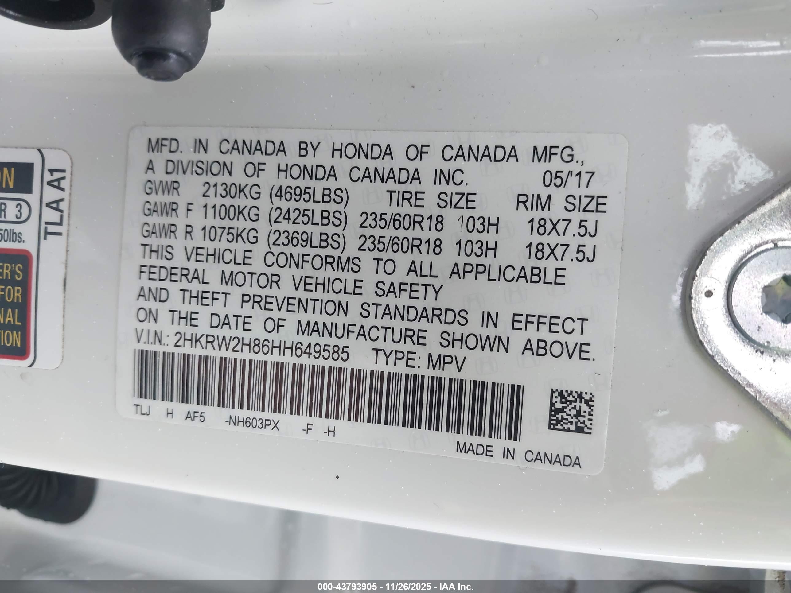 HONDA CR-V image 9