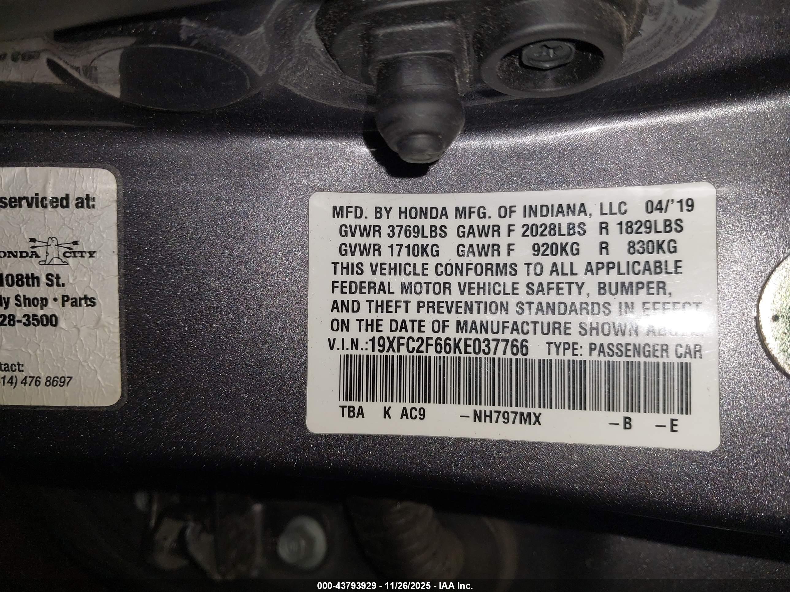 HONDA CIVIC image 9