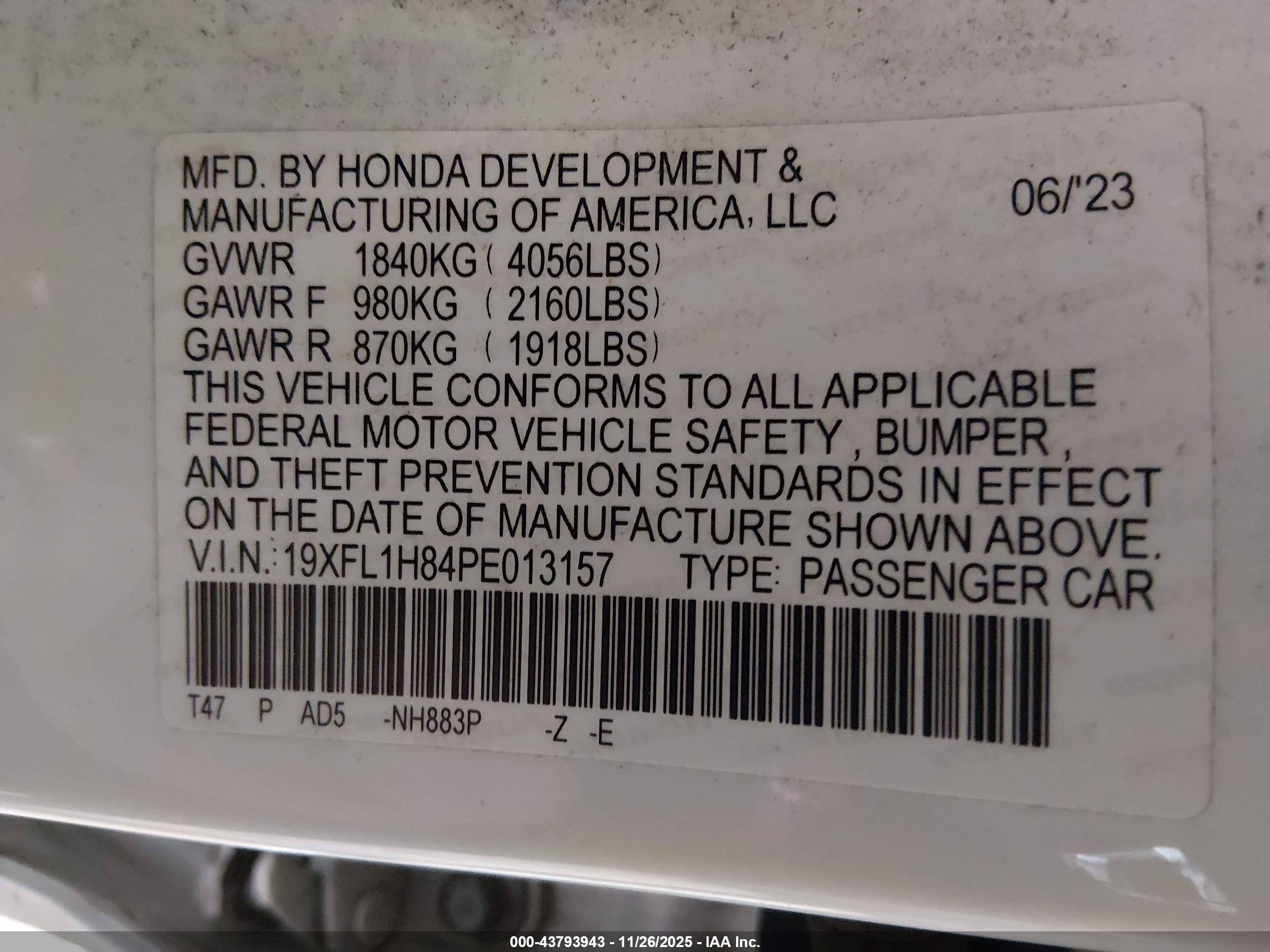 HONDA CIVIC image 9