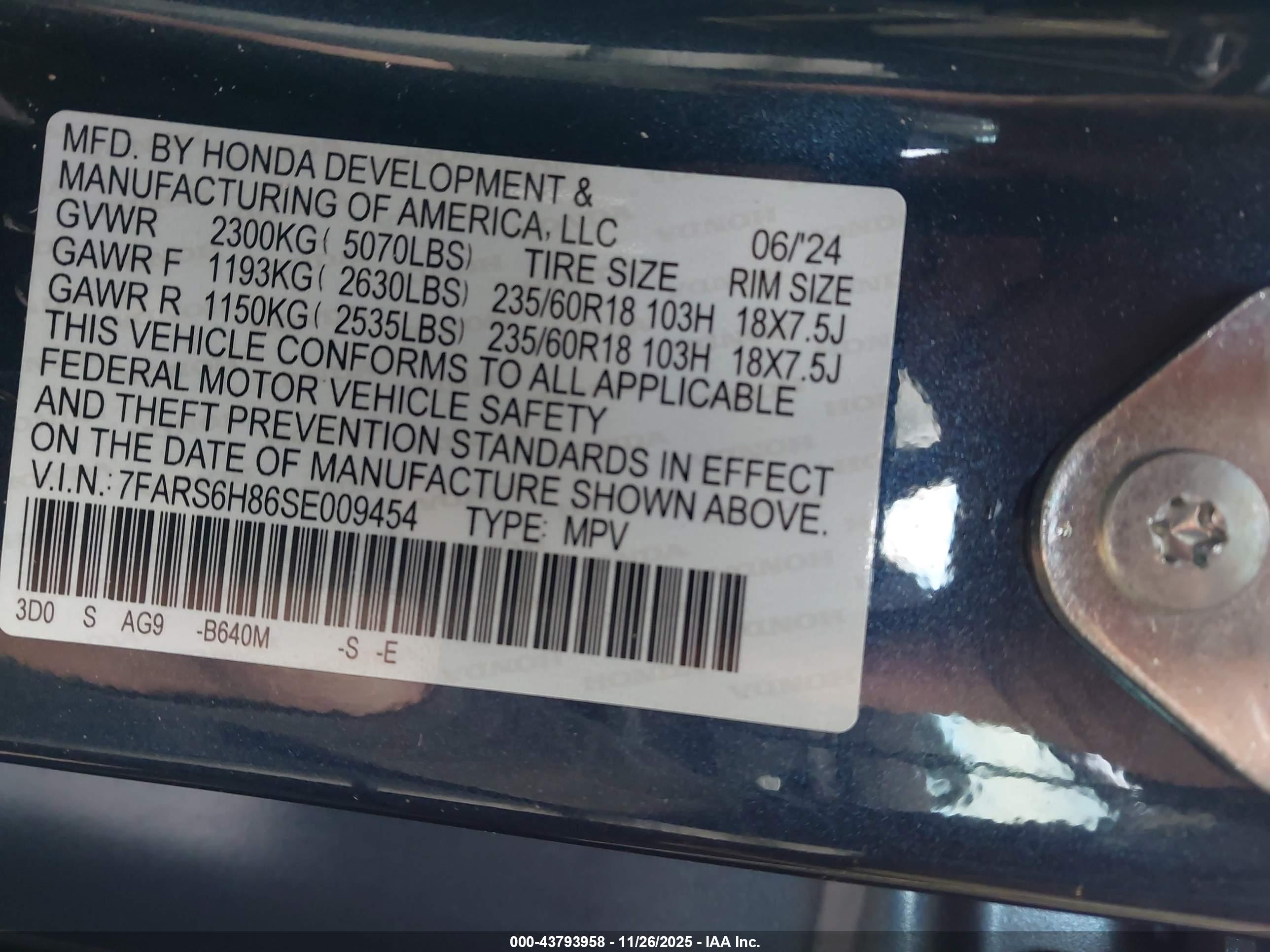 HONDA CR-V image 9