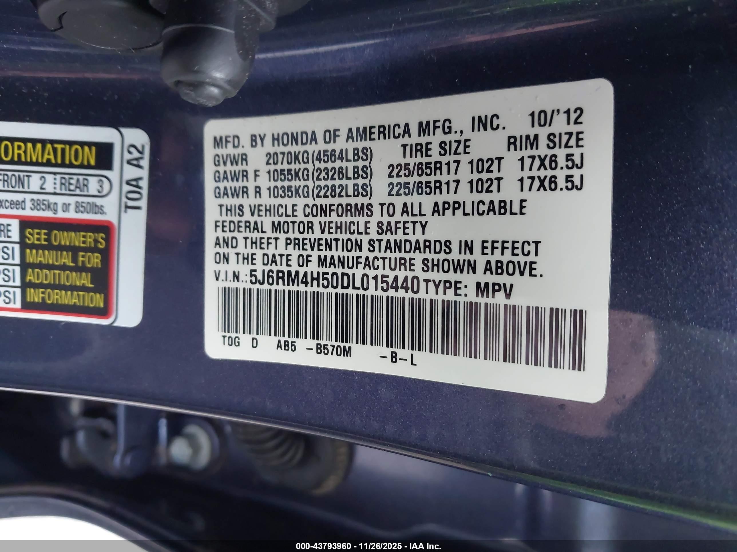 HONDA CR-V image 9