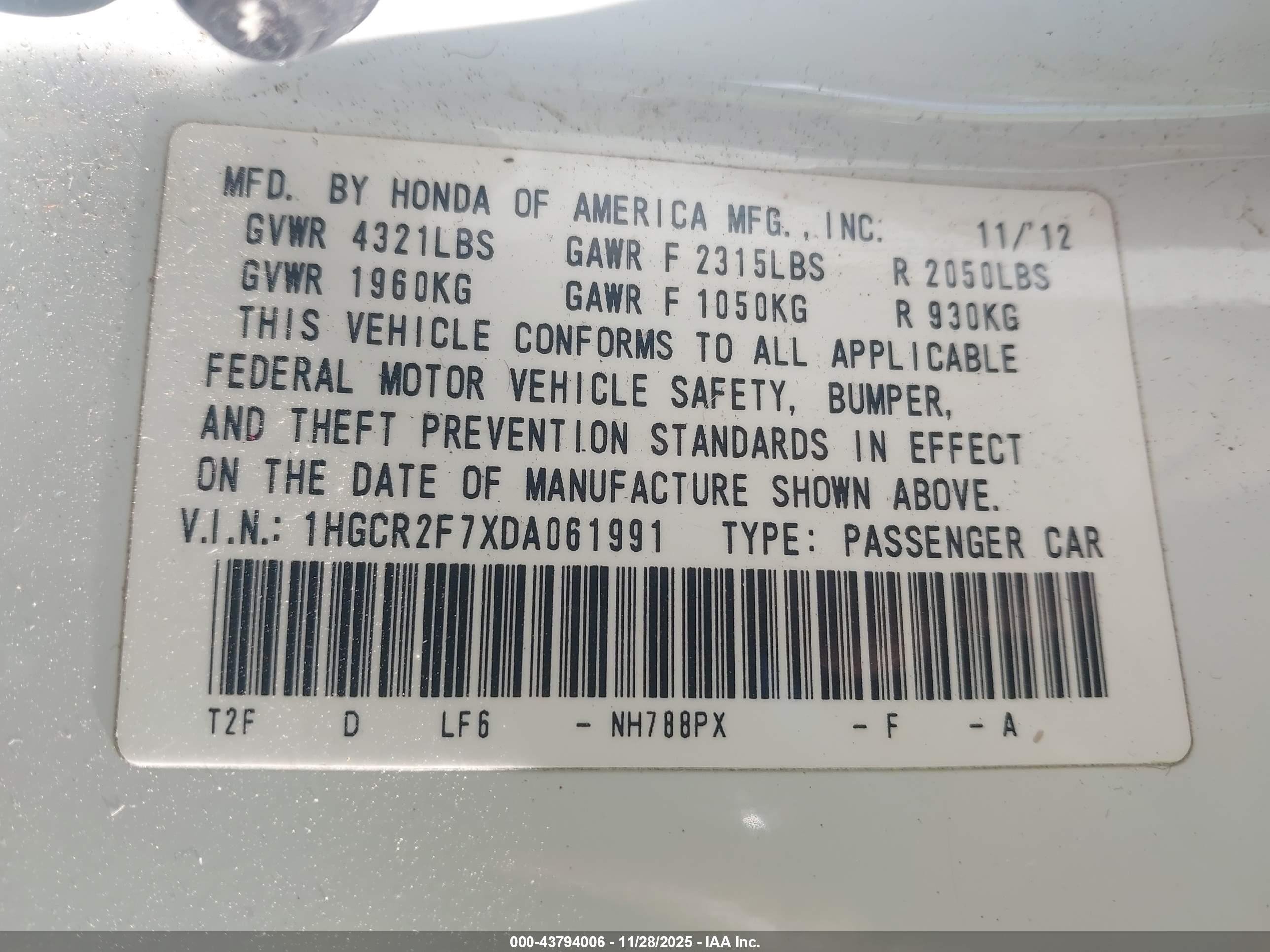 HONDA ACCORD image 9