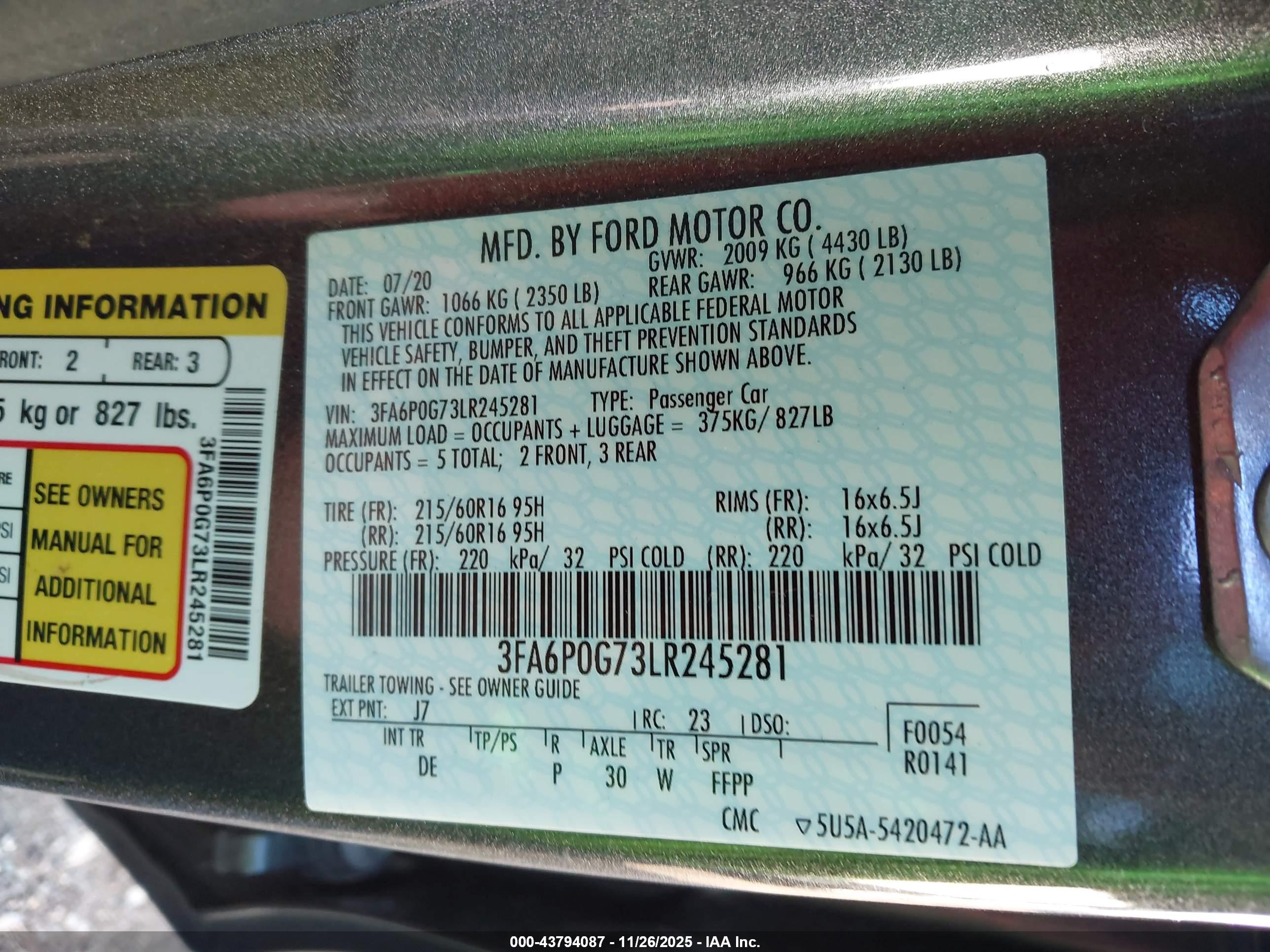 FORD FUSION image 9