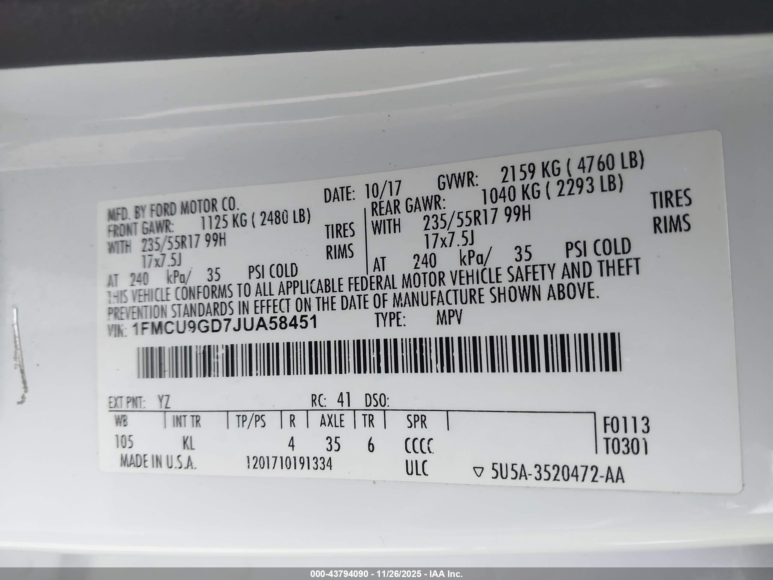 FORD ESCAPE image 9