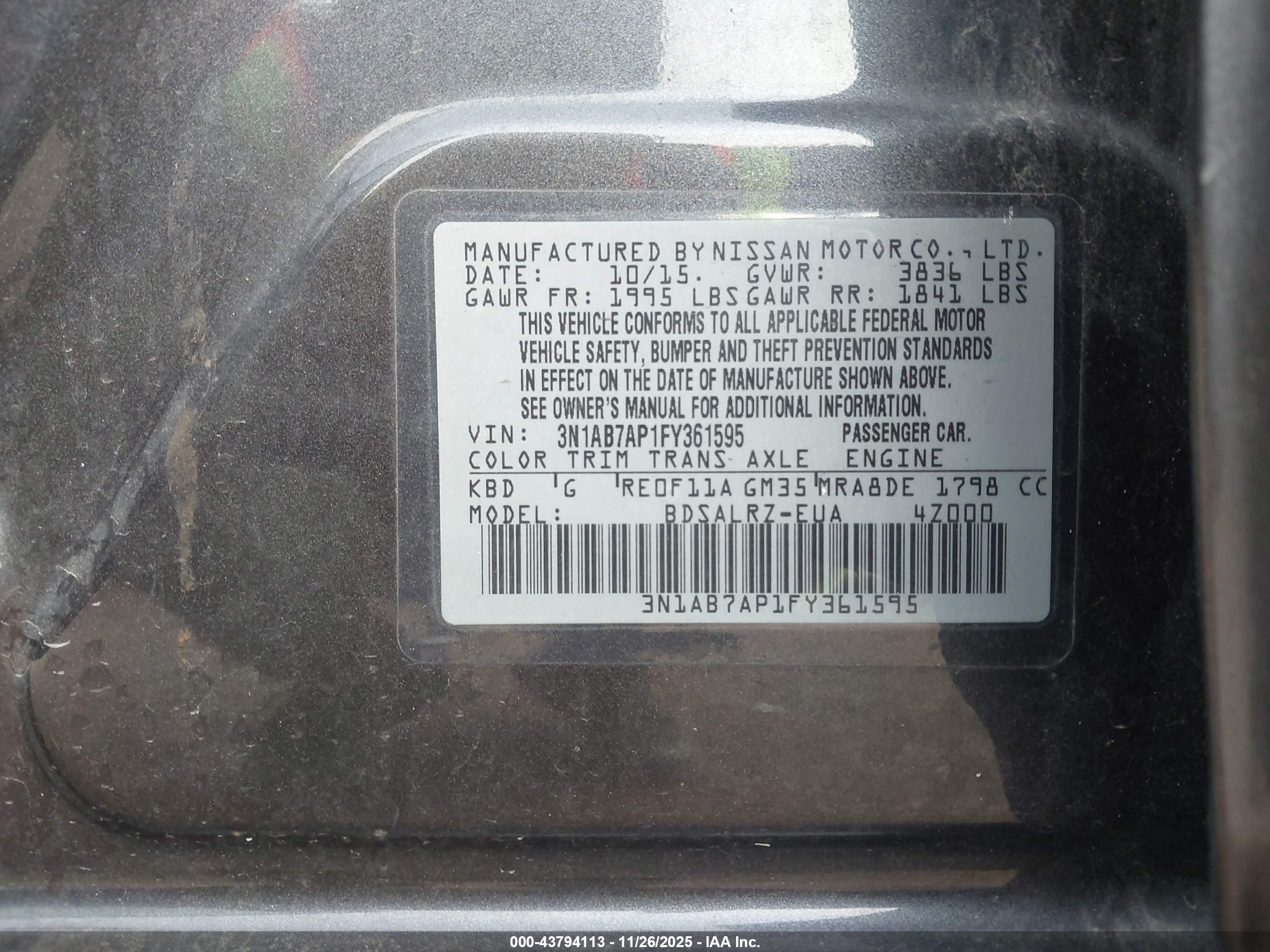 NISSAN SENTRA image 9