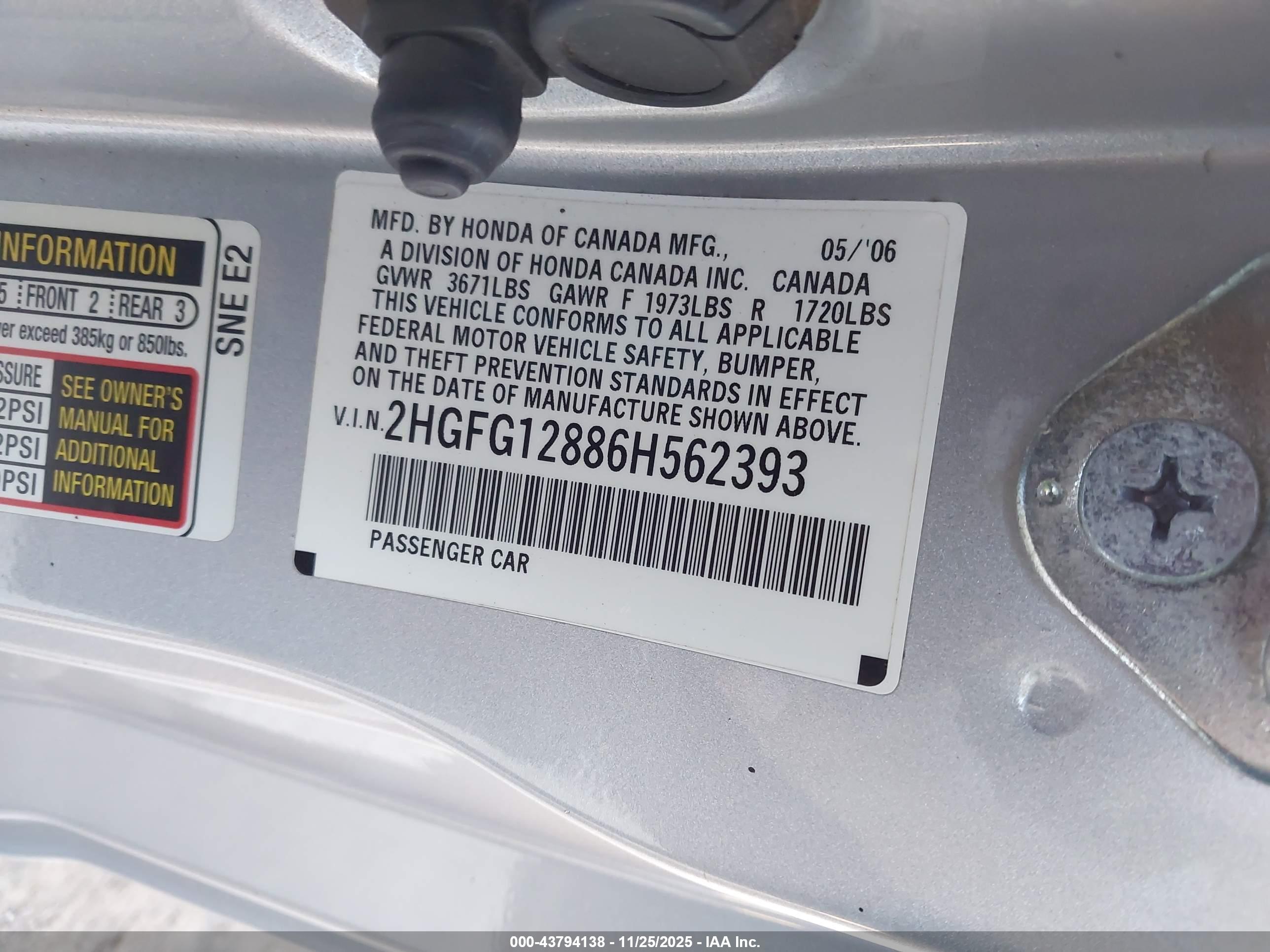 HONDA CIVIC image 9