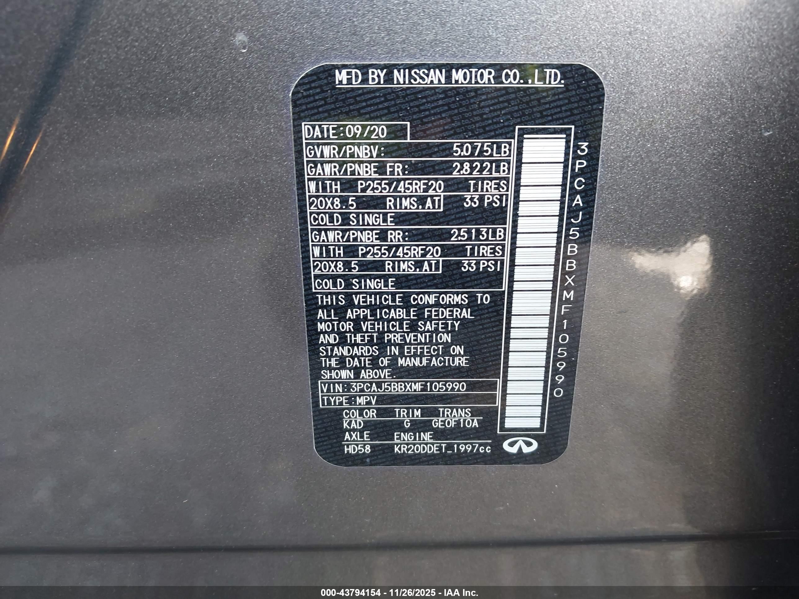 INFINITI QX50 image 9