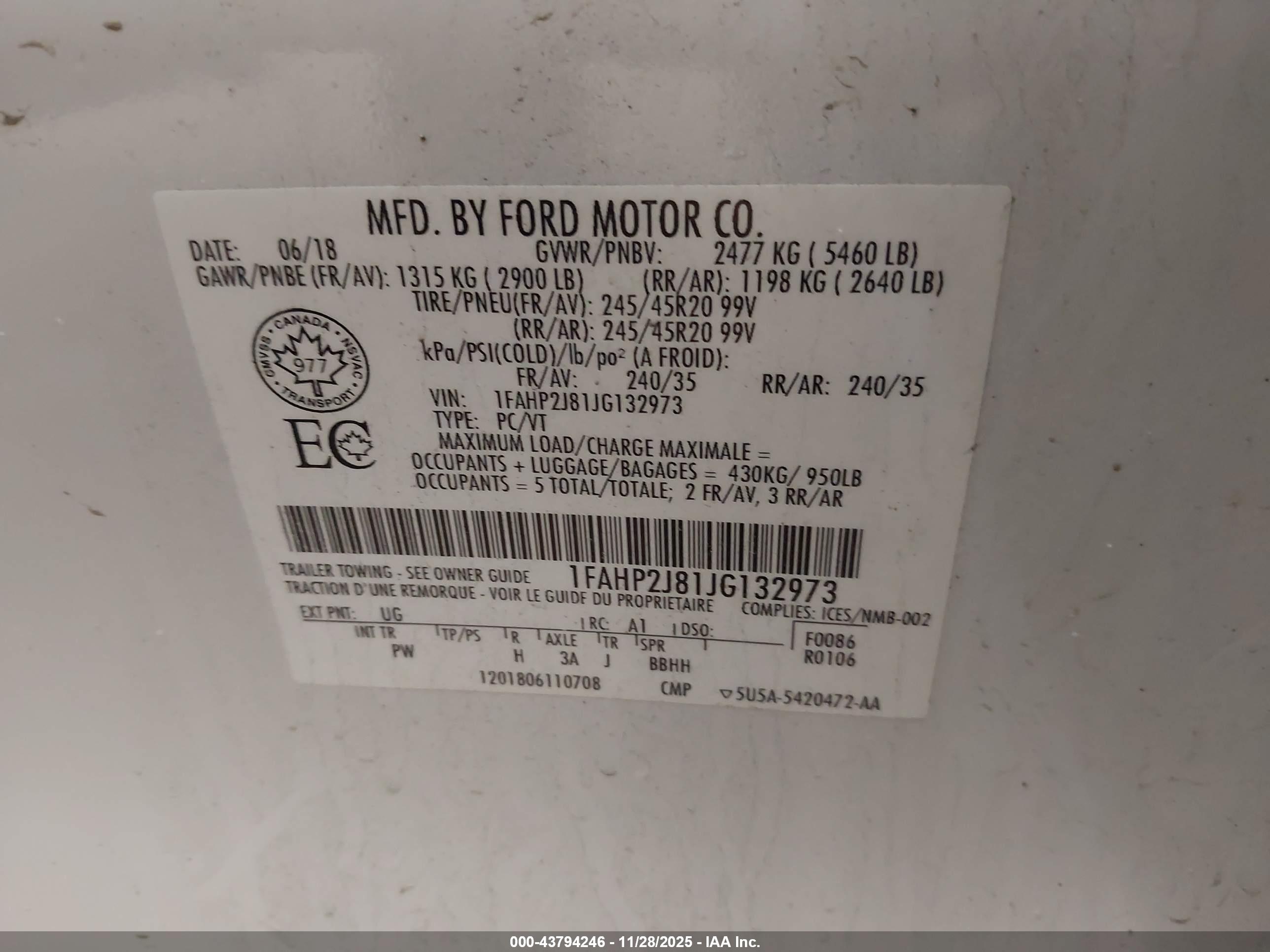 FORD TAURUS image 9