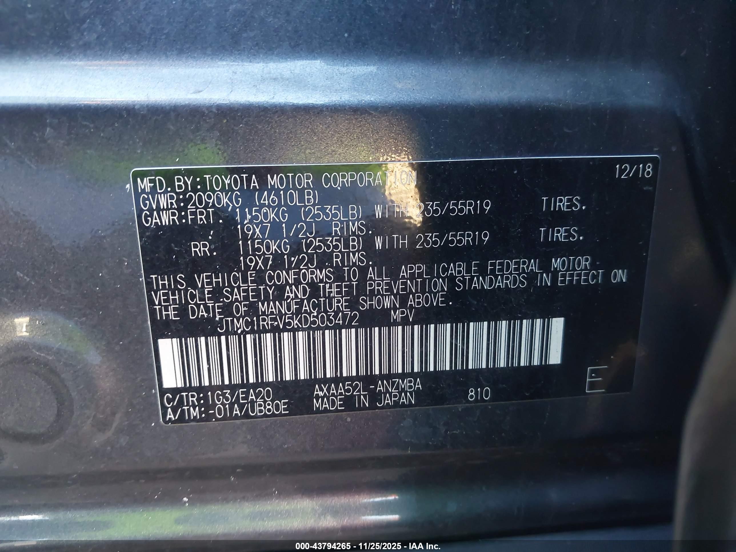 TOYOTA RAV4 image 9