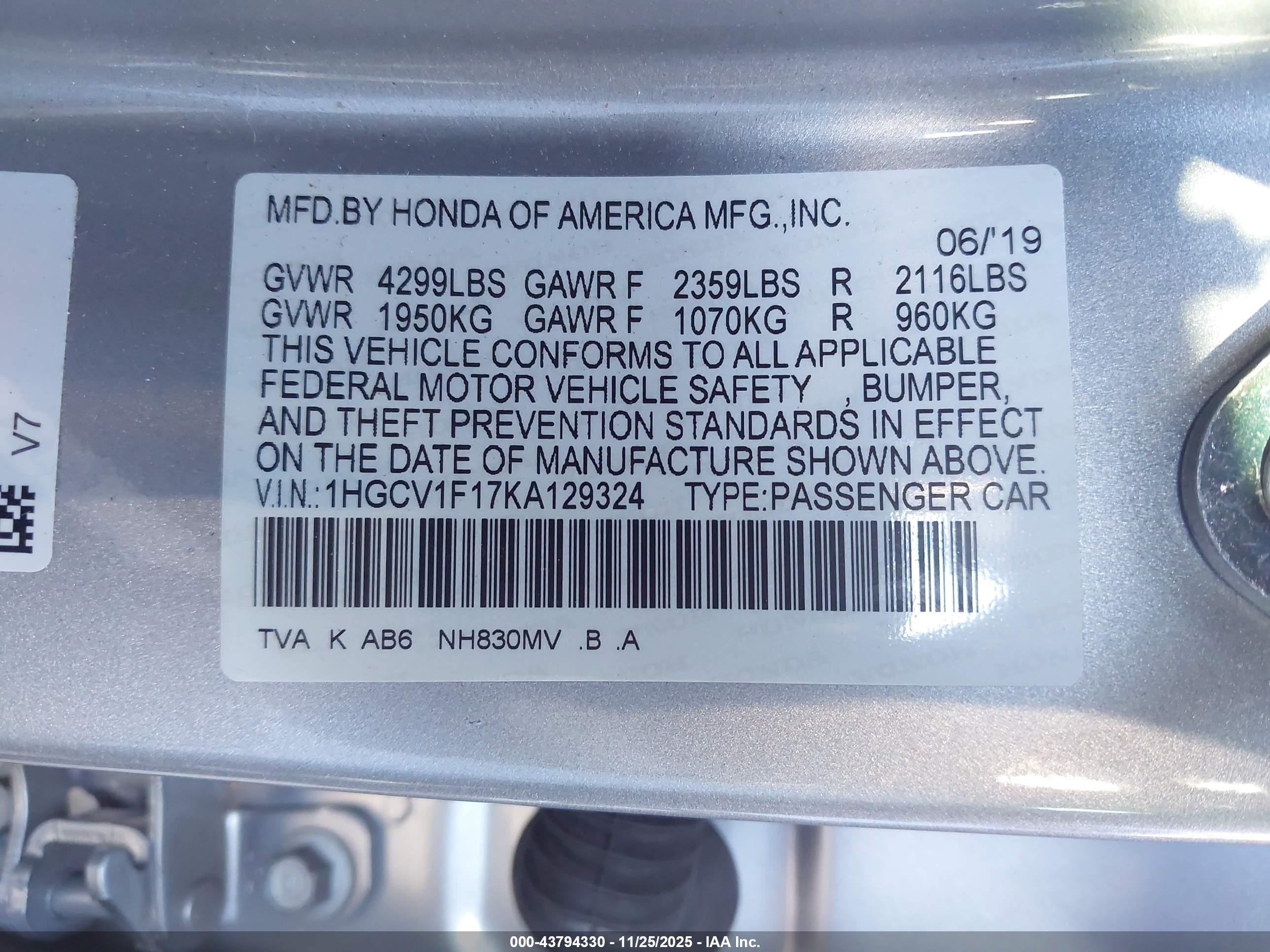 HONDA ACCORD image 9