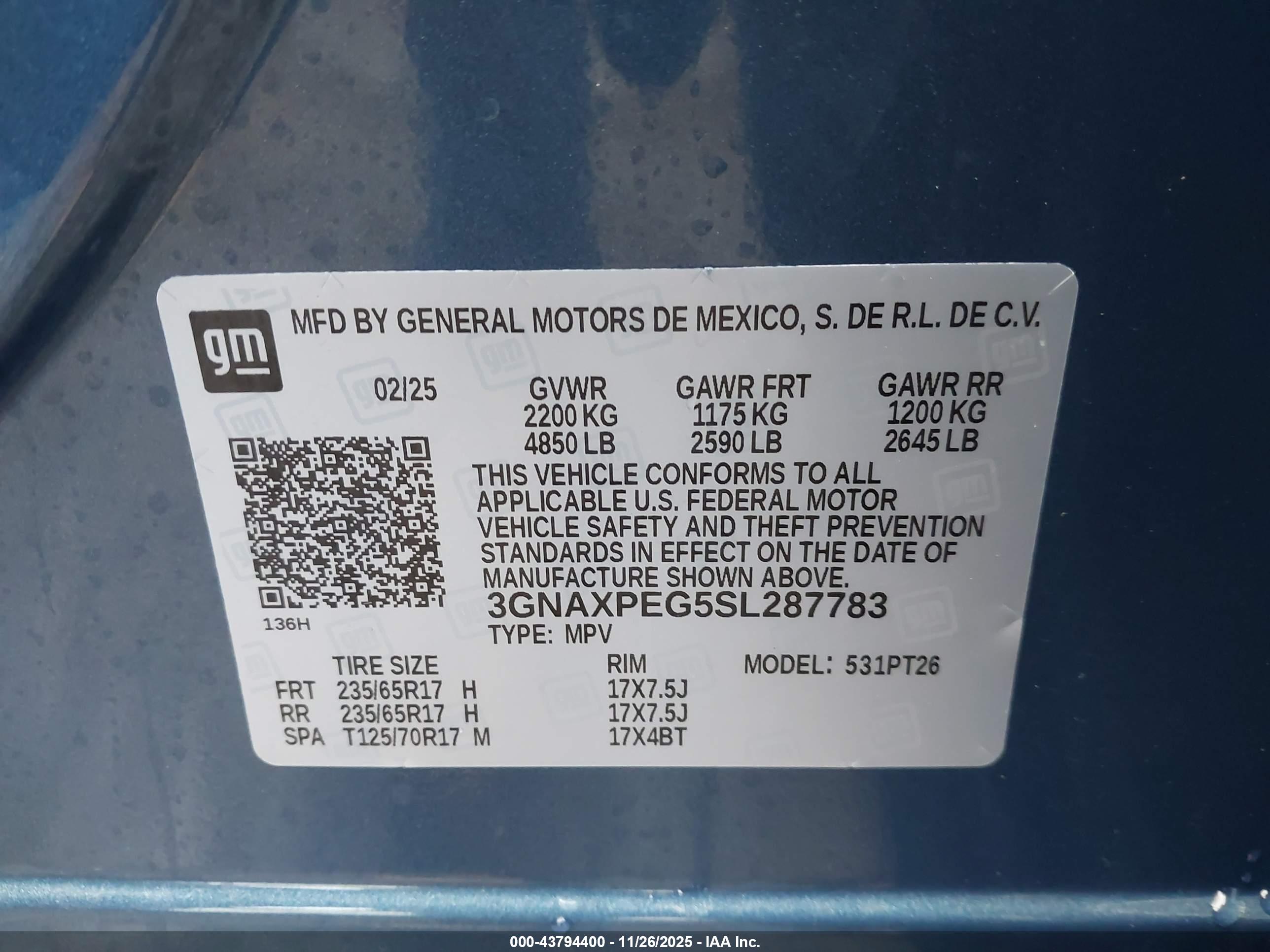 CHEVROLET EQUINOX image 9