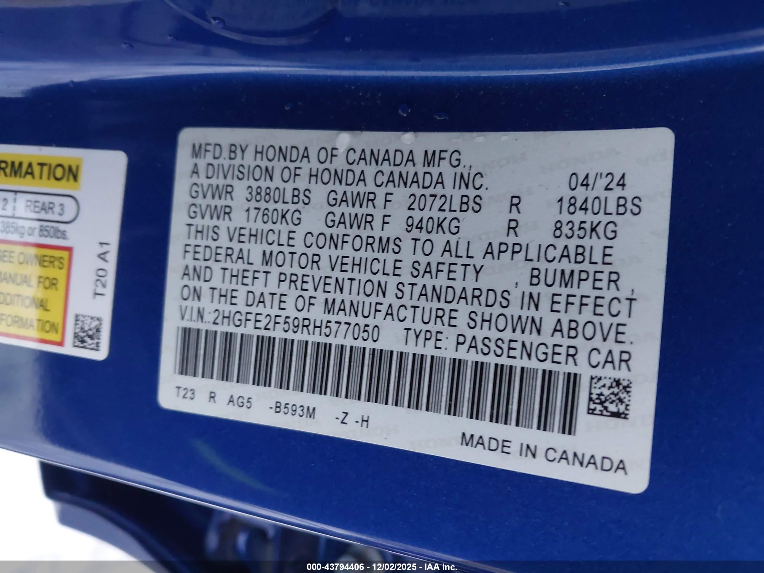 HONDA CIVIC image 9