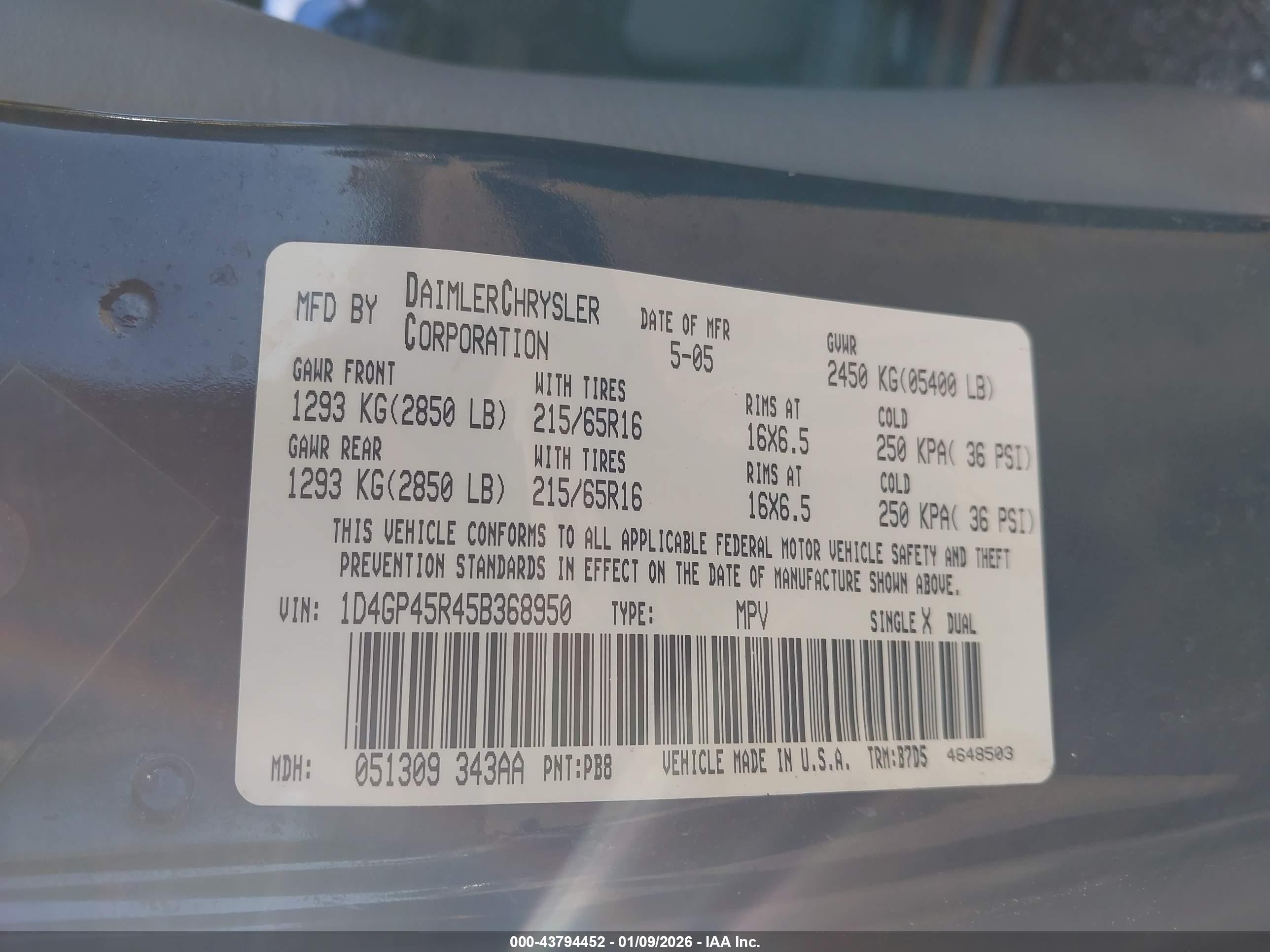 DODGE CARAVAN image 9