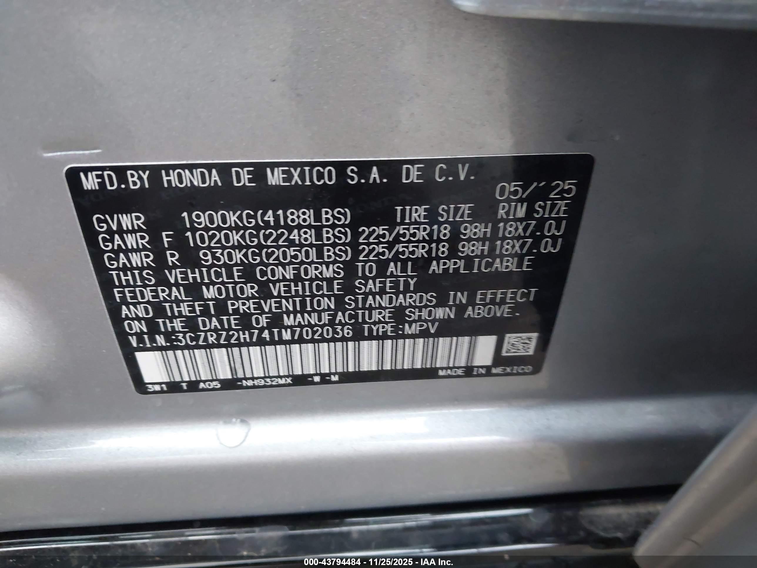 HONDA HR-V image 9