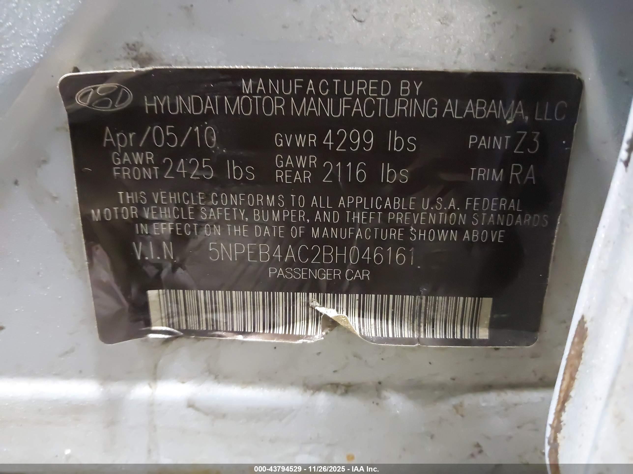 HYUNDAI SONATA image 9