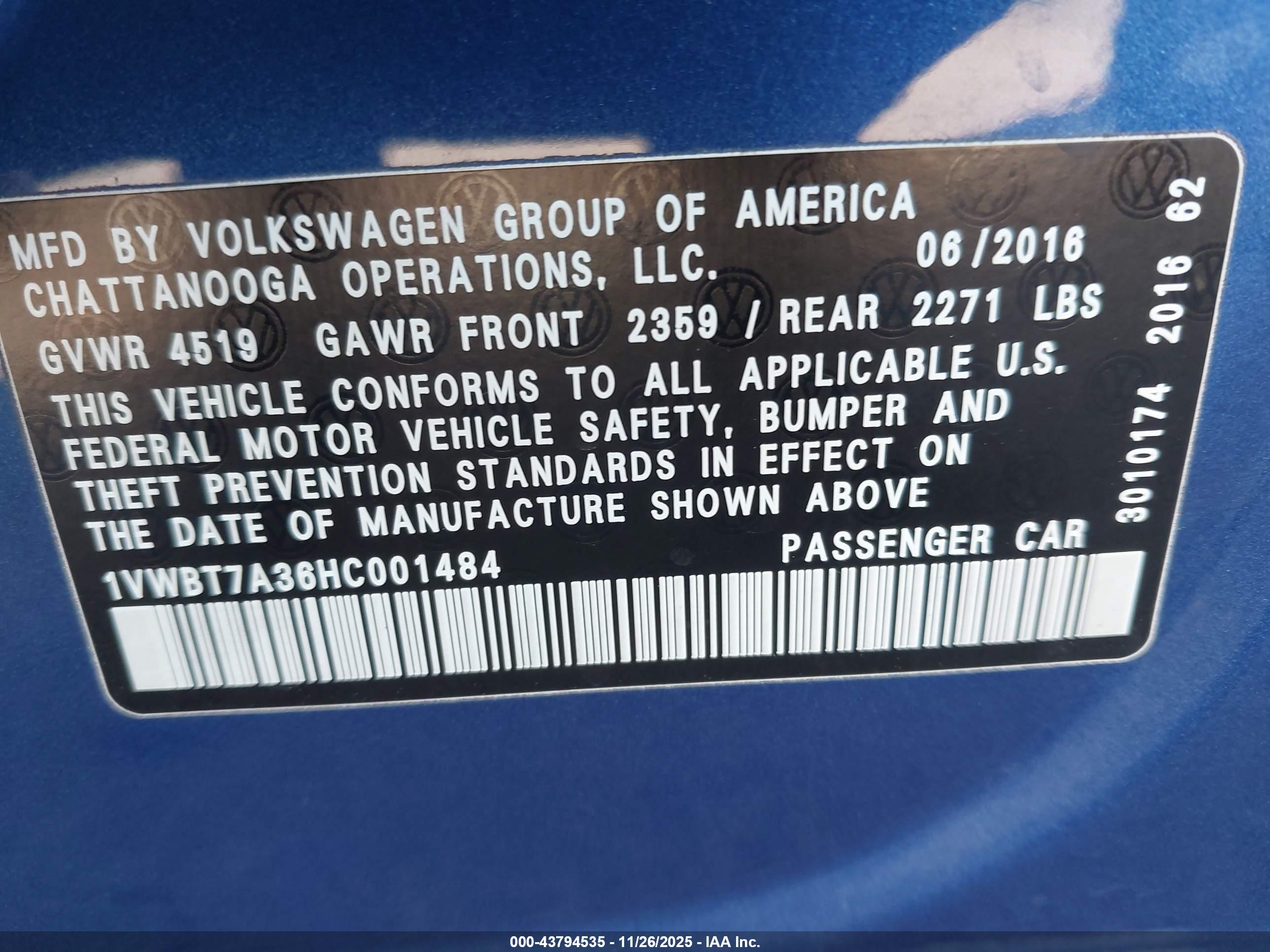 VOLKSWAGEN PASSAT image 9
