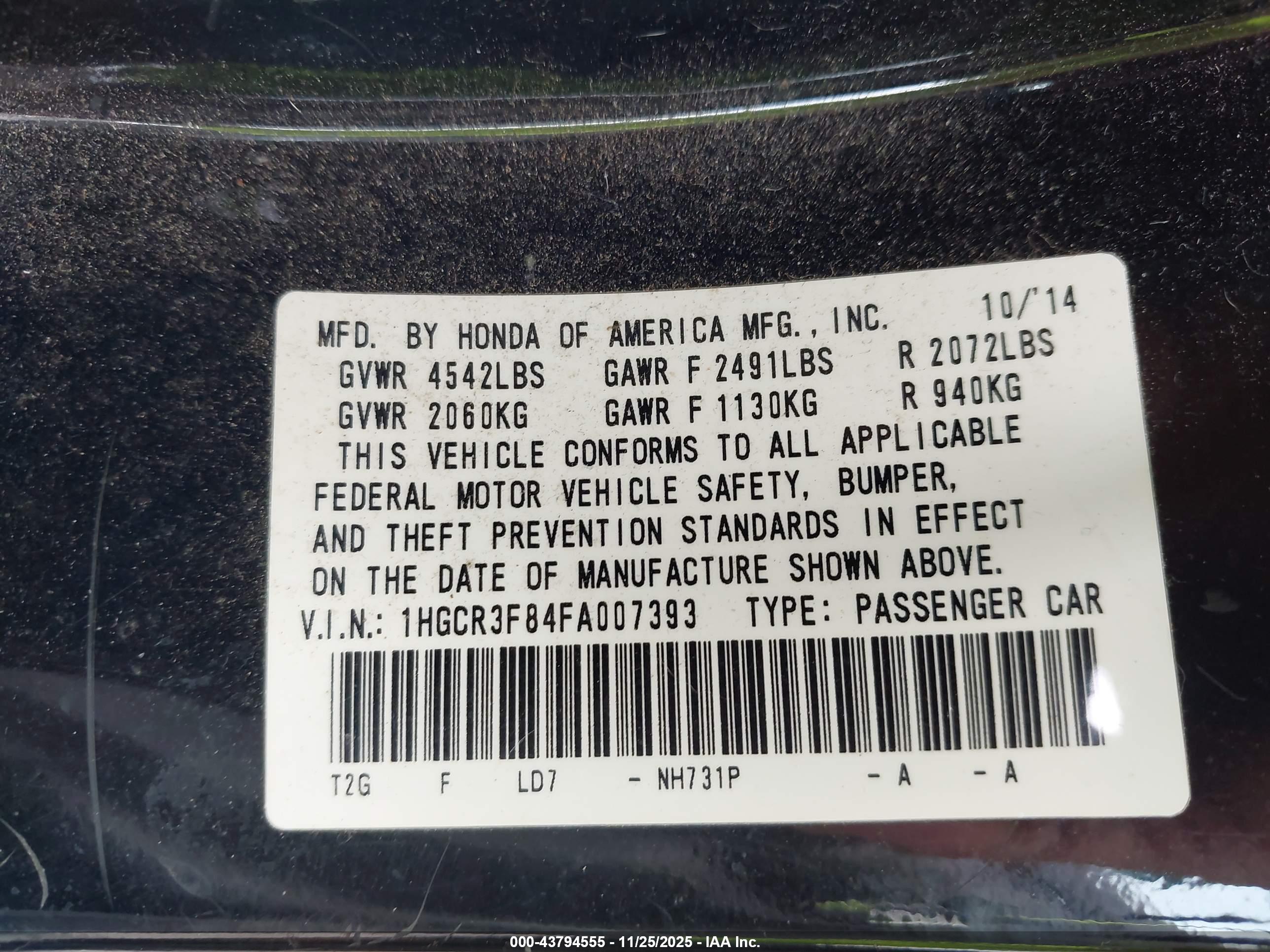 HONDA ACCORD image 9