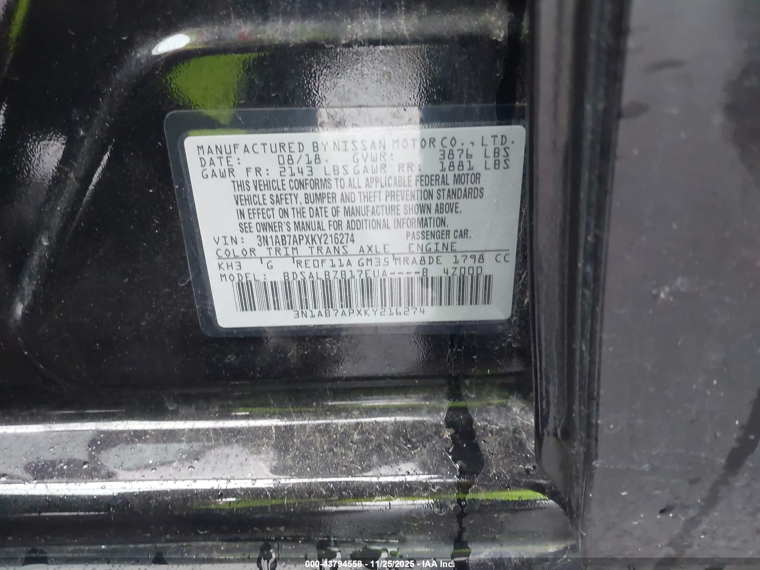 NISSAN SENTRA image 9