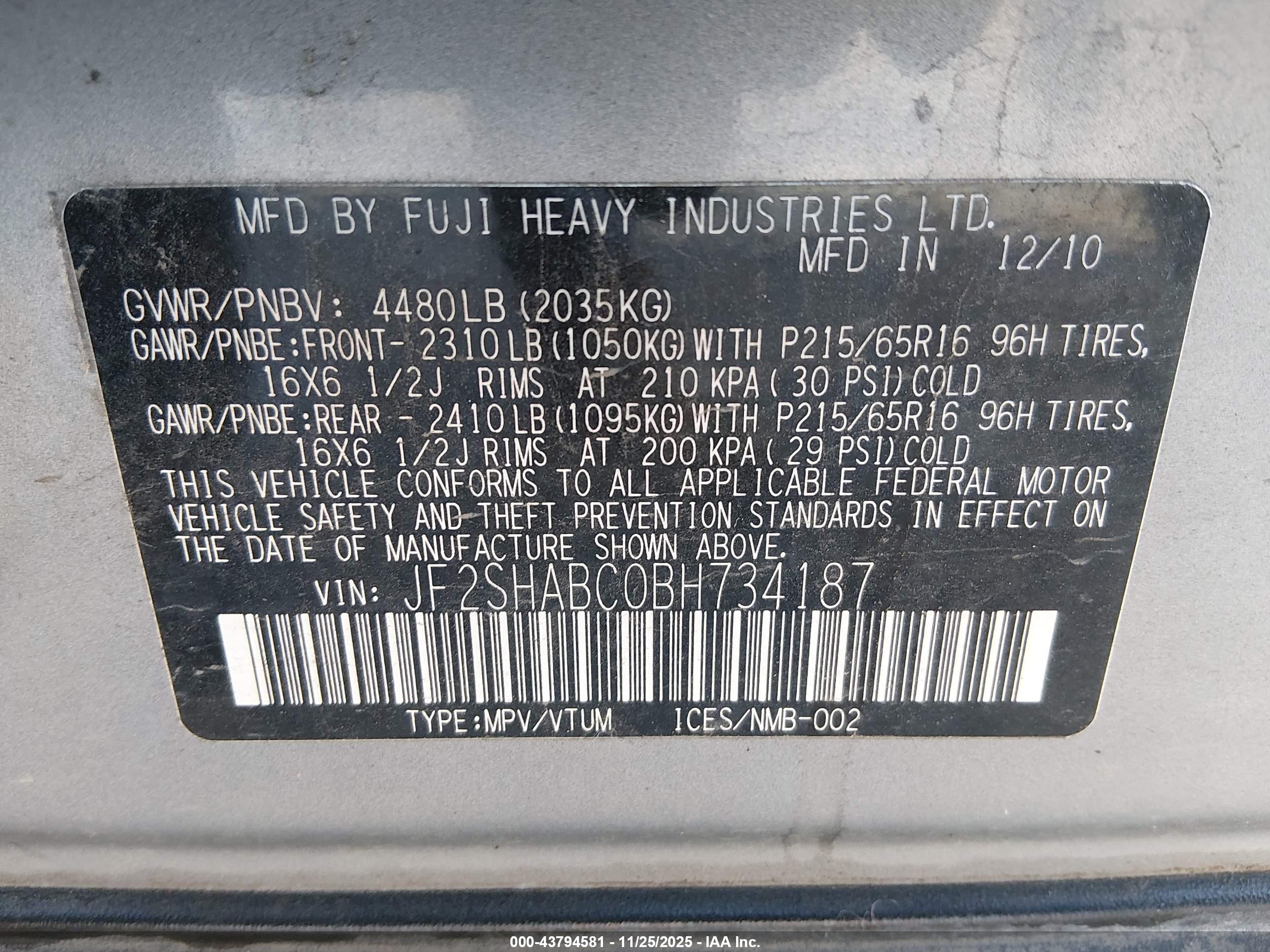 SUBARU FORESTER image 9