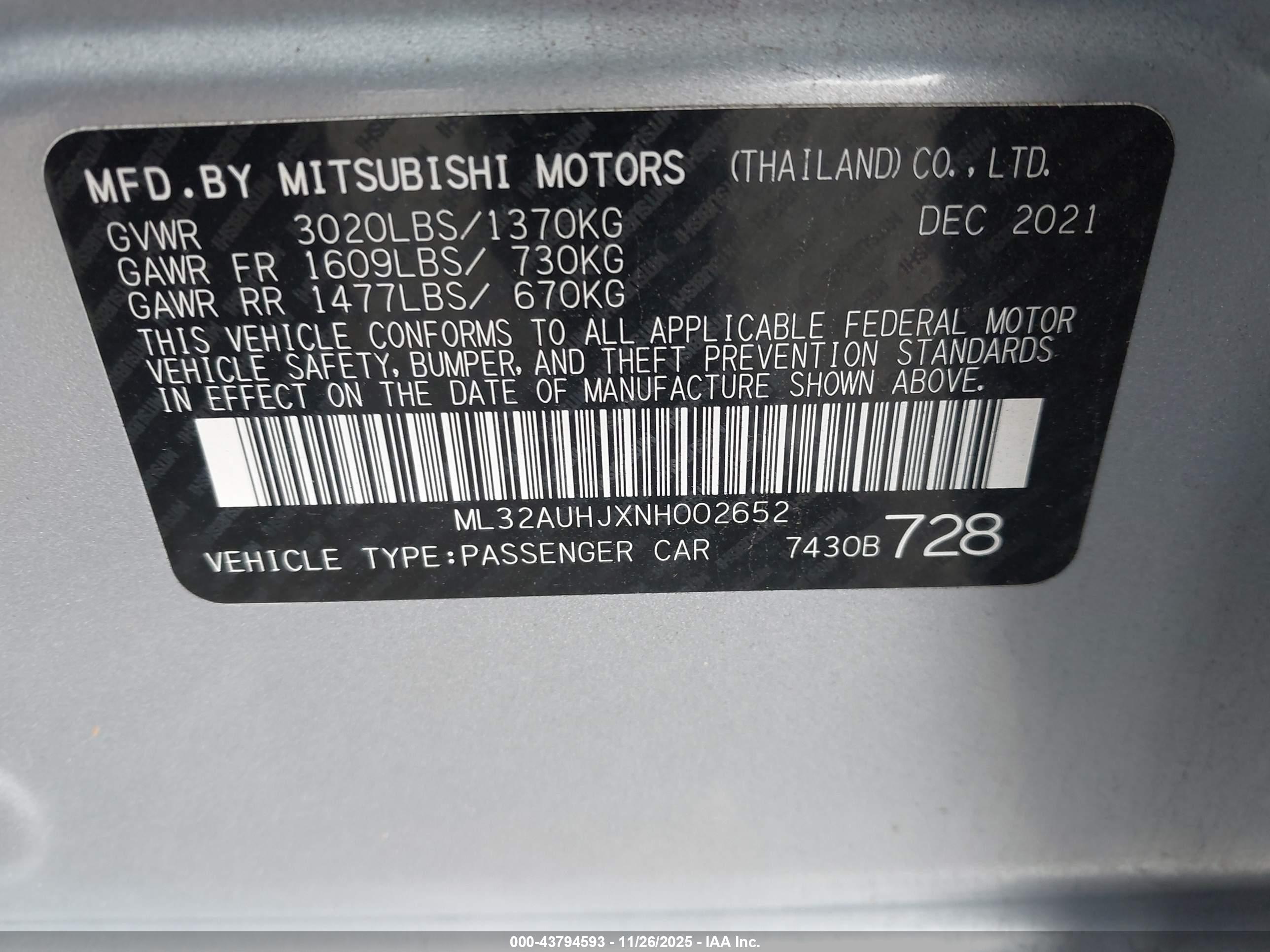 MITSUBISHI MIRAGE image 9