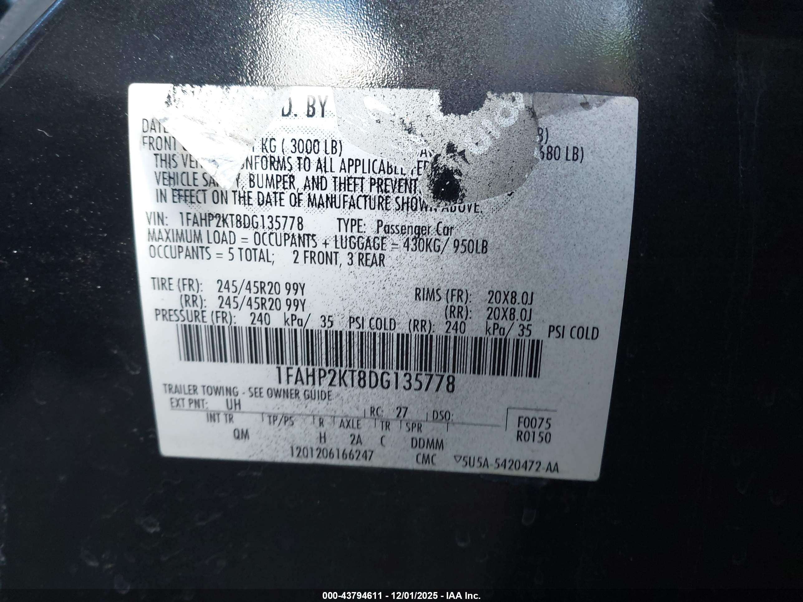 FORD TAURUS image 9