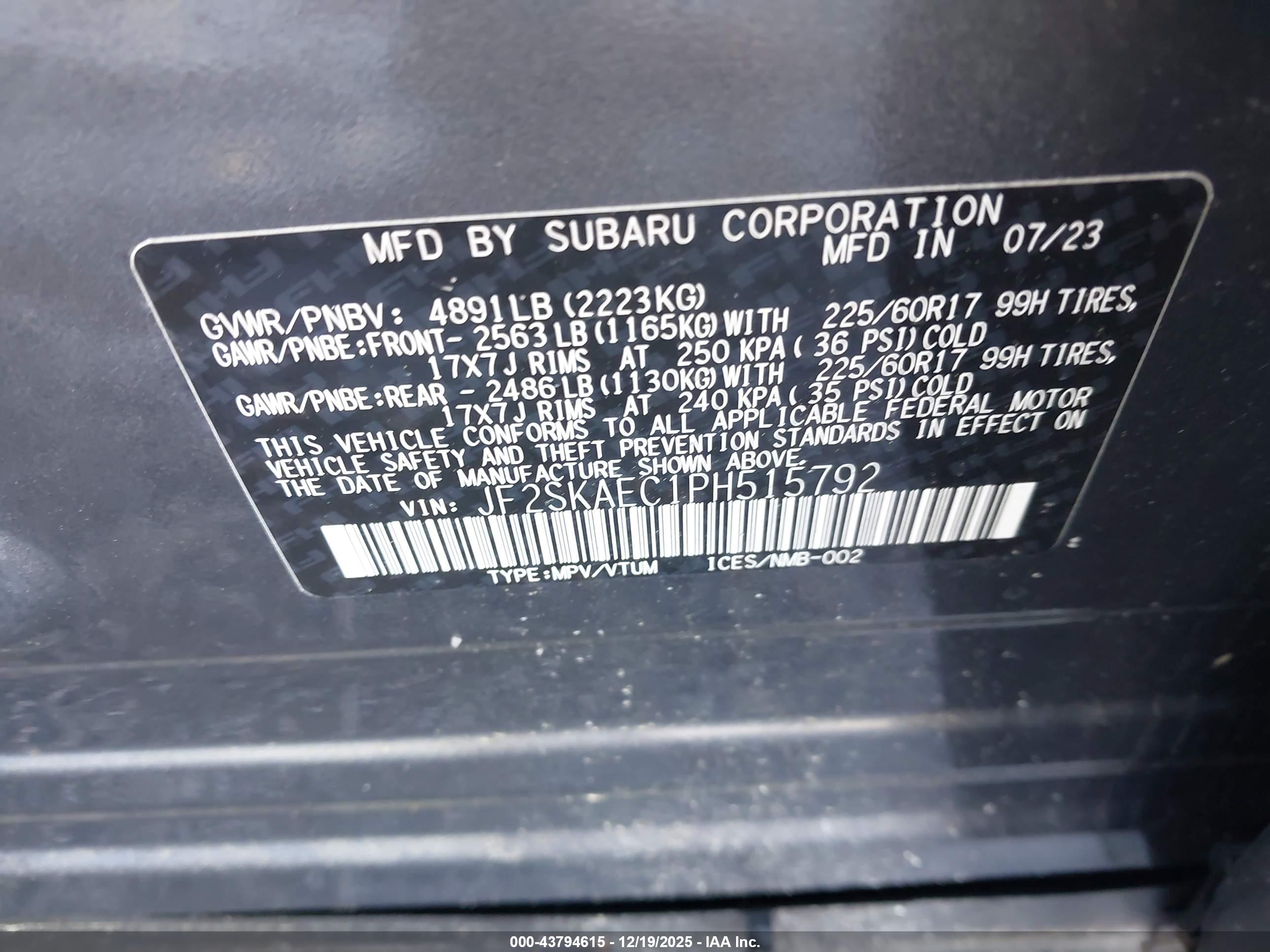 SUBARU FORESTER image 9